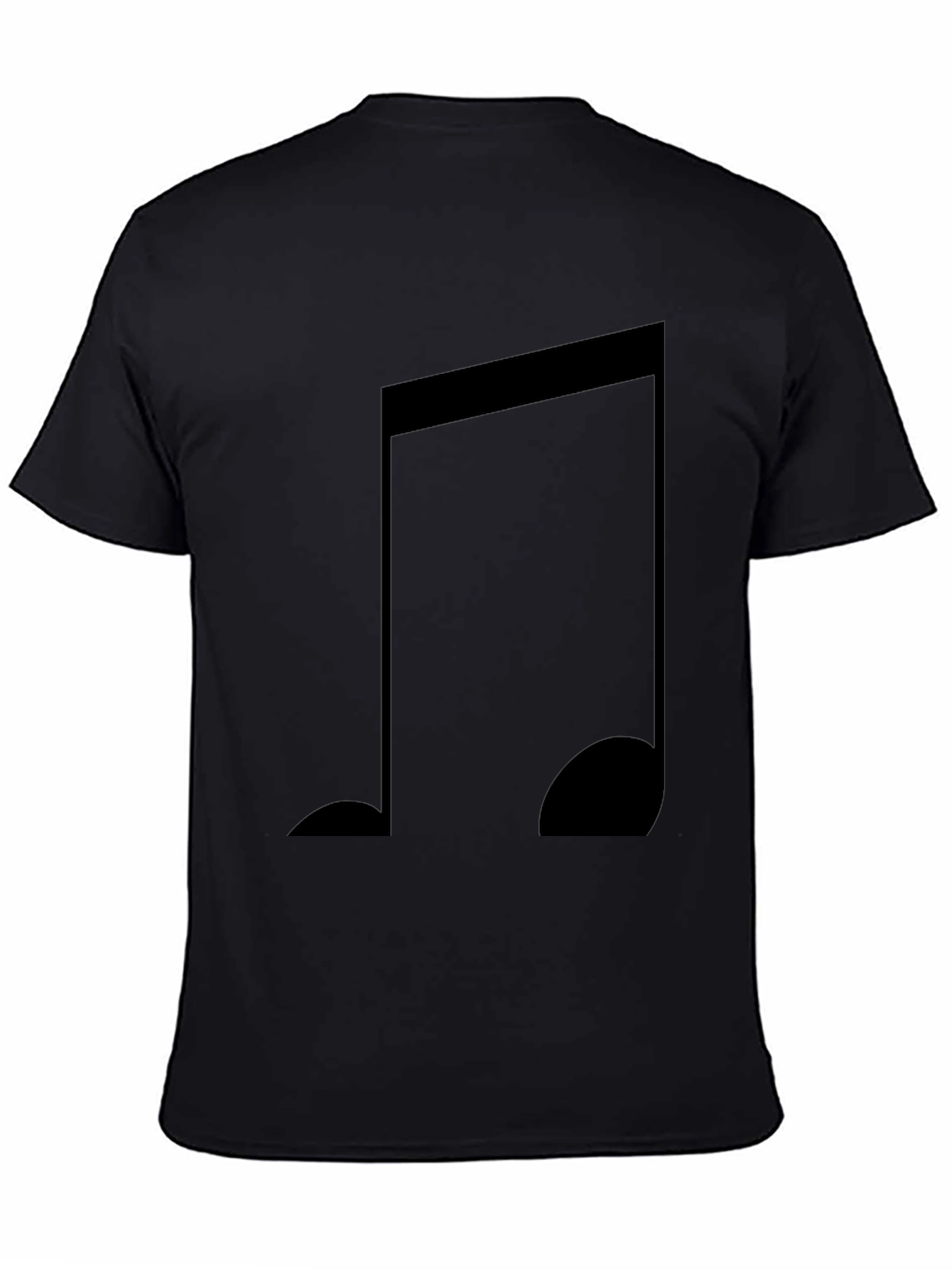 Musical Note Graphic Tee - Classic Style