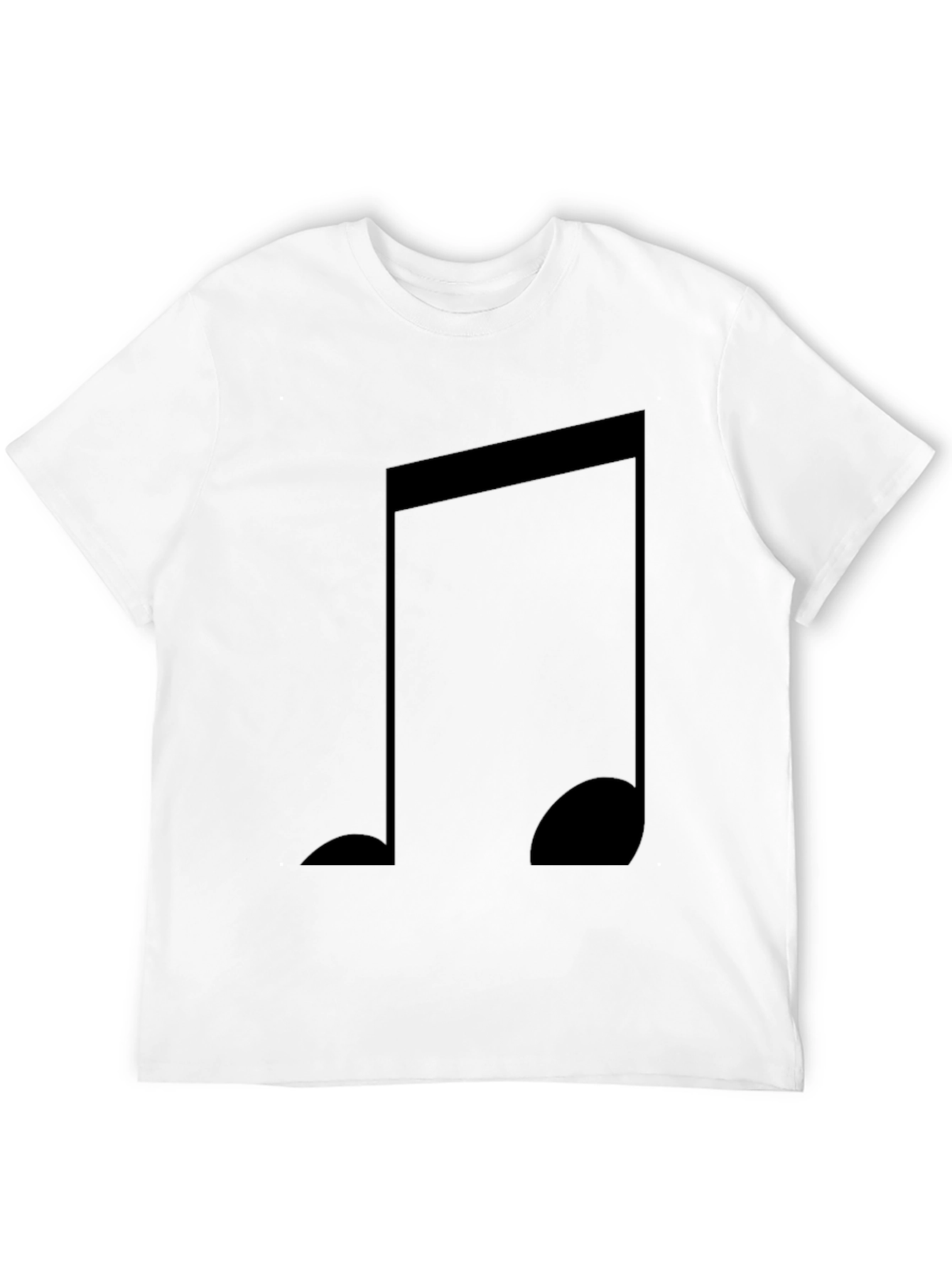 Musical Note Graphic Tee - Classic Style