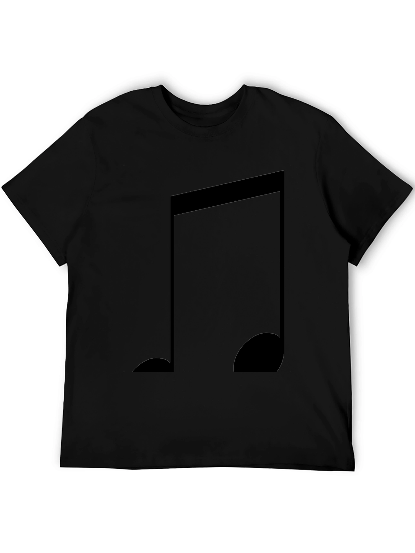 Musical Note Graphic Tee - Classic Style
