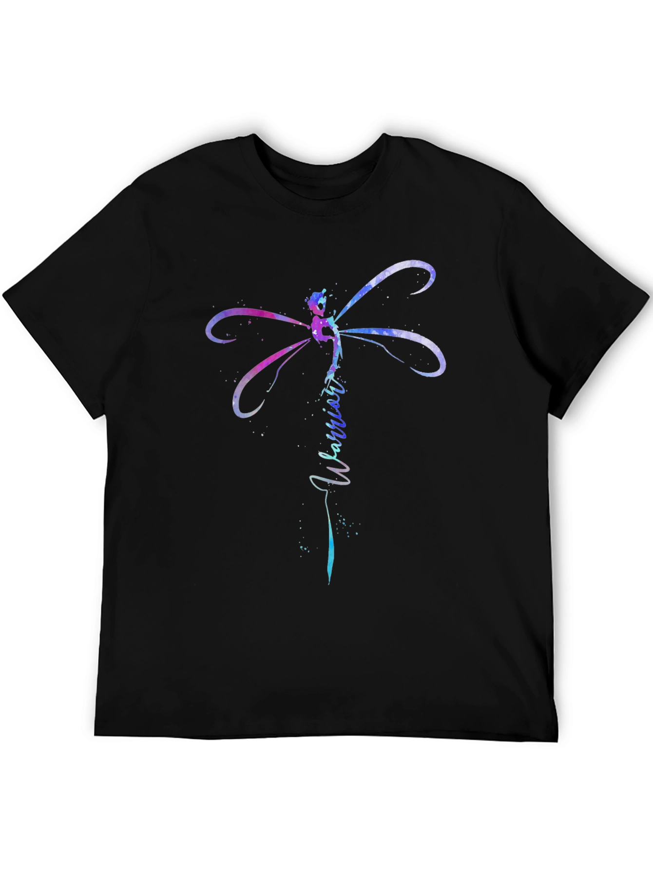 Warrior Dragonfly Graphic Tee - Black