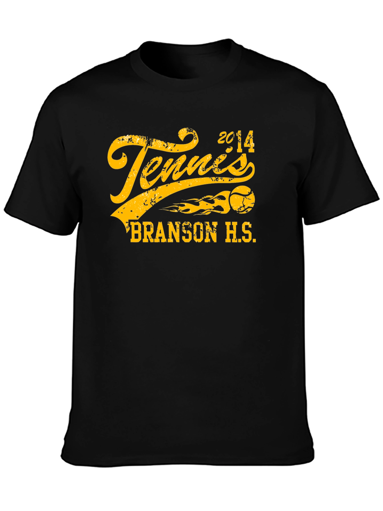 Tennis 2014 Branson H.S. Graphic T-Shirt