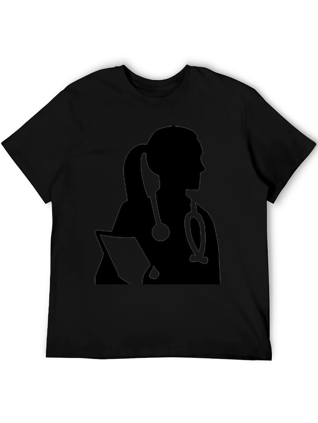 Doctor Silhouette T-Shirt - Stylish Medical Apparel