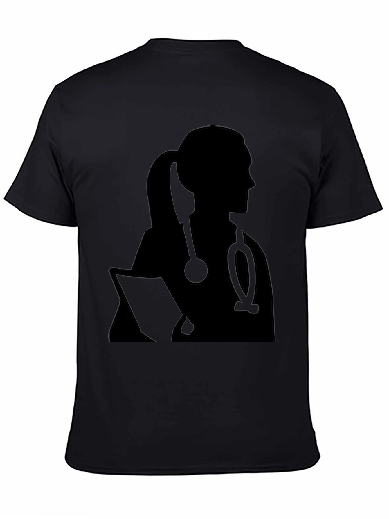 Doctor Silhouette T-Shirt - Stylish Medical Apparel