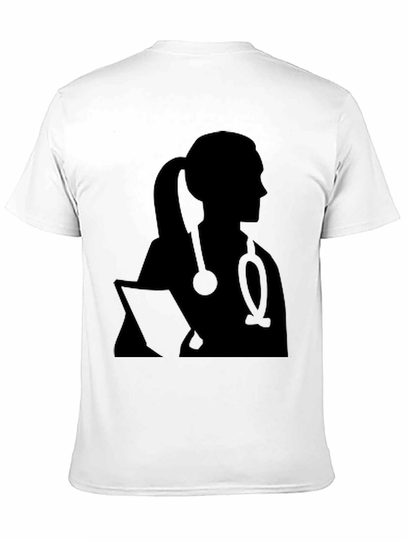Doctor Silhouette T-Shirt - Stylish Medical Apparel