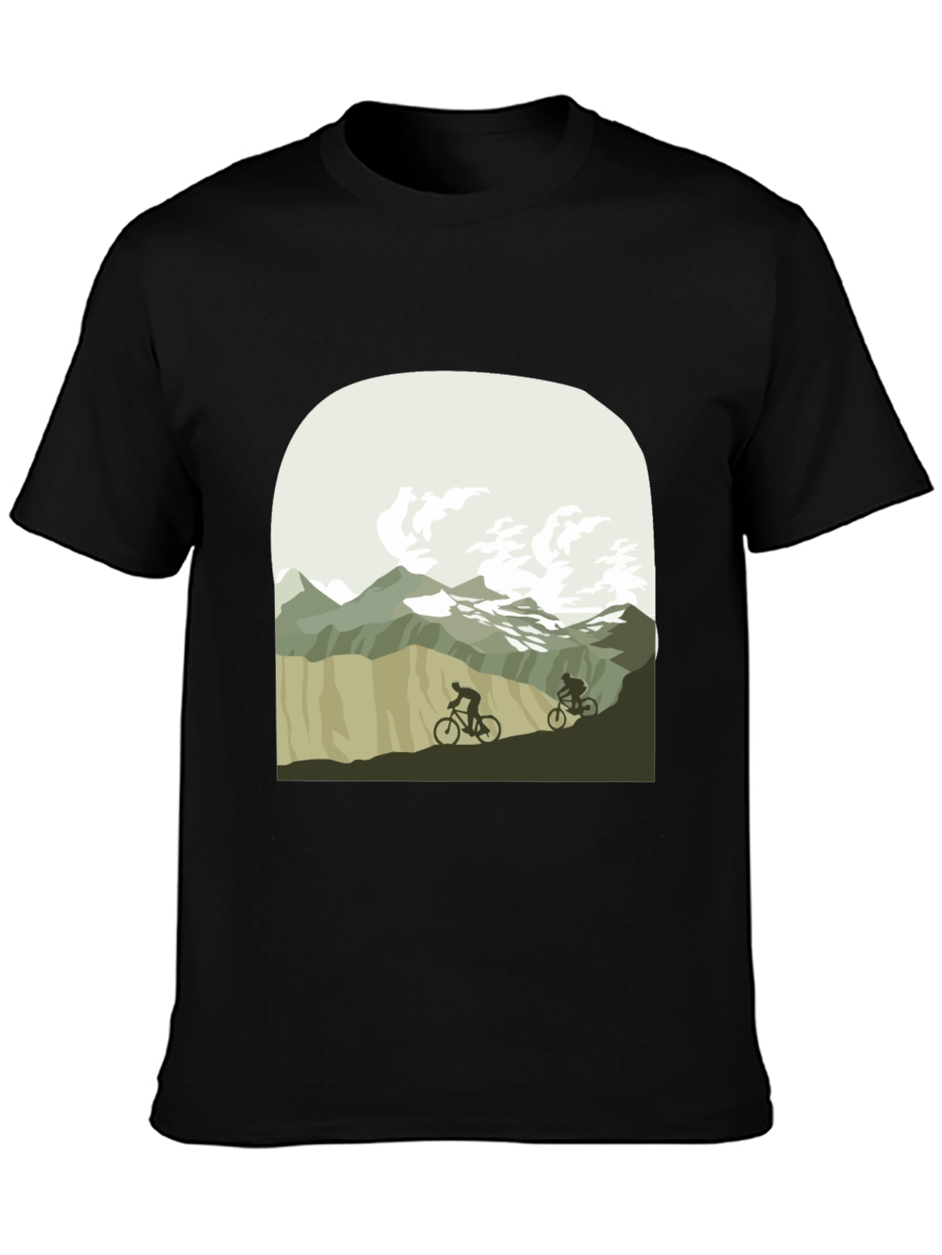 Mountain Biking T-Shirt - Nature Adventure Tee