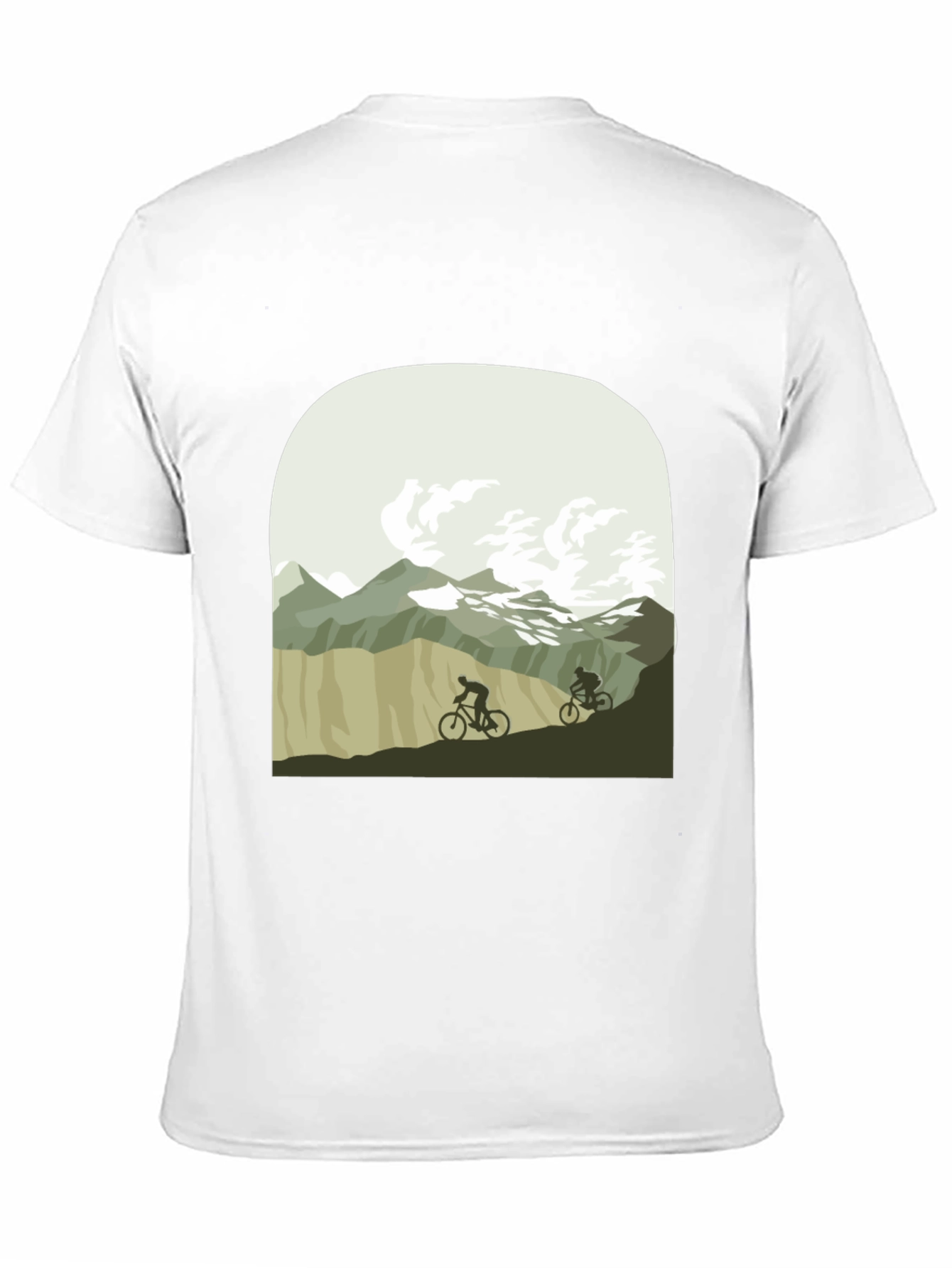 Mountain Biking T-Shirt - Nature Adventure Tee