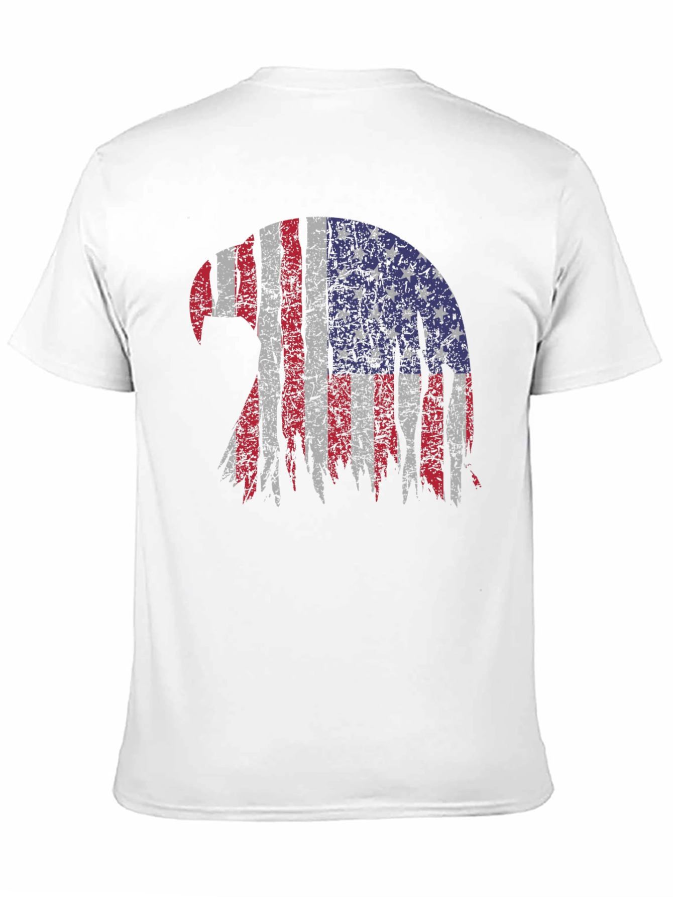 Patriotic Eagle USA Flag Graphic T-Shirt