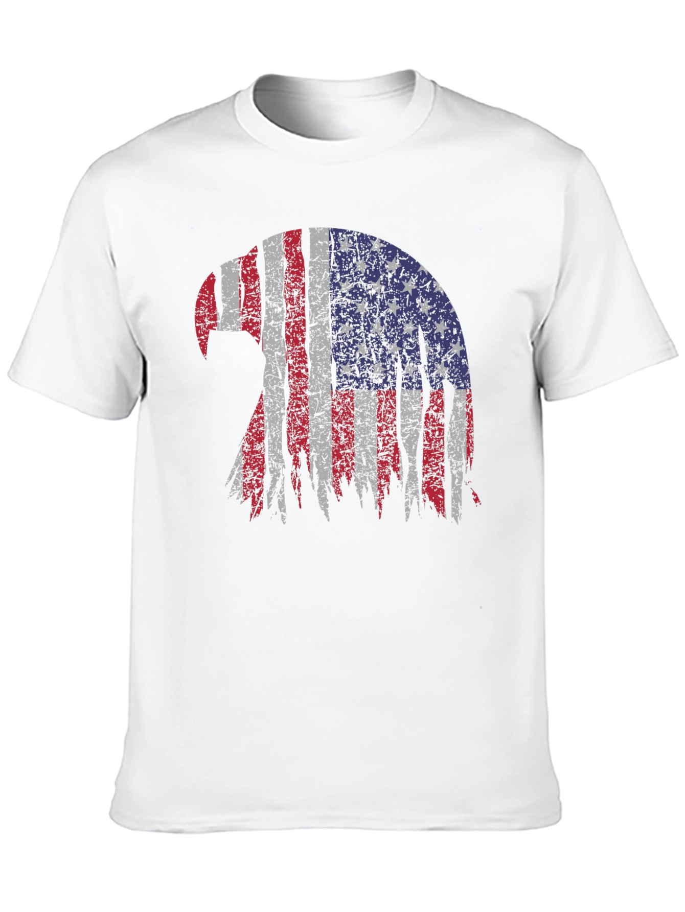Patriotic Eagle USA Flag Graphic T-Shirt