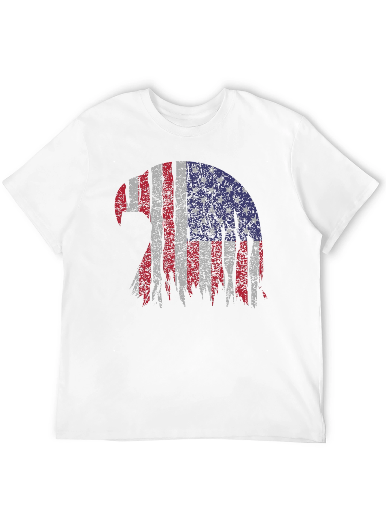 Patriotic Eagle USA Flag Graphic T-Shirt