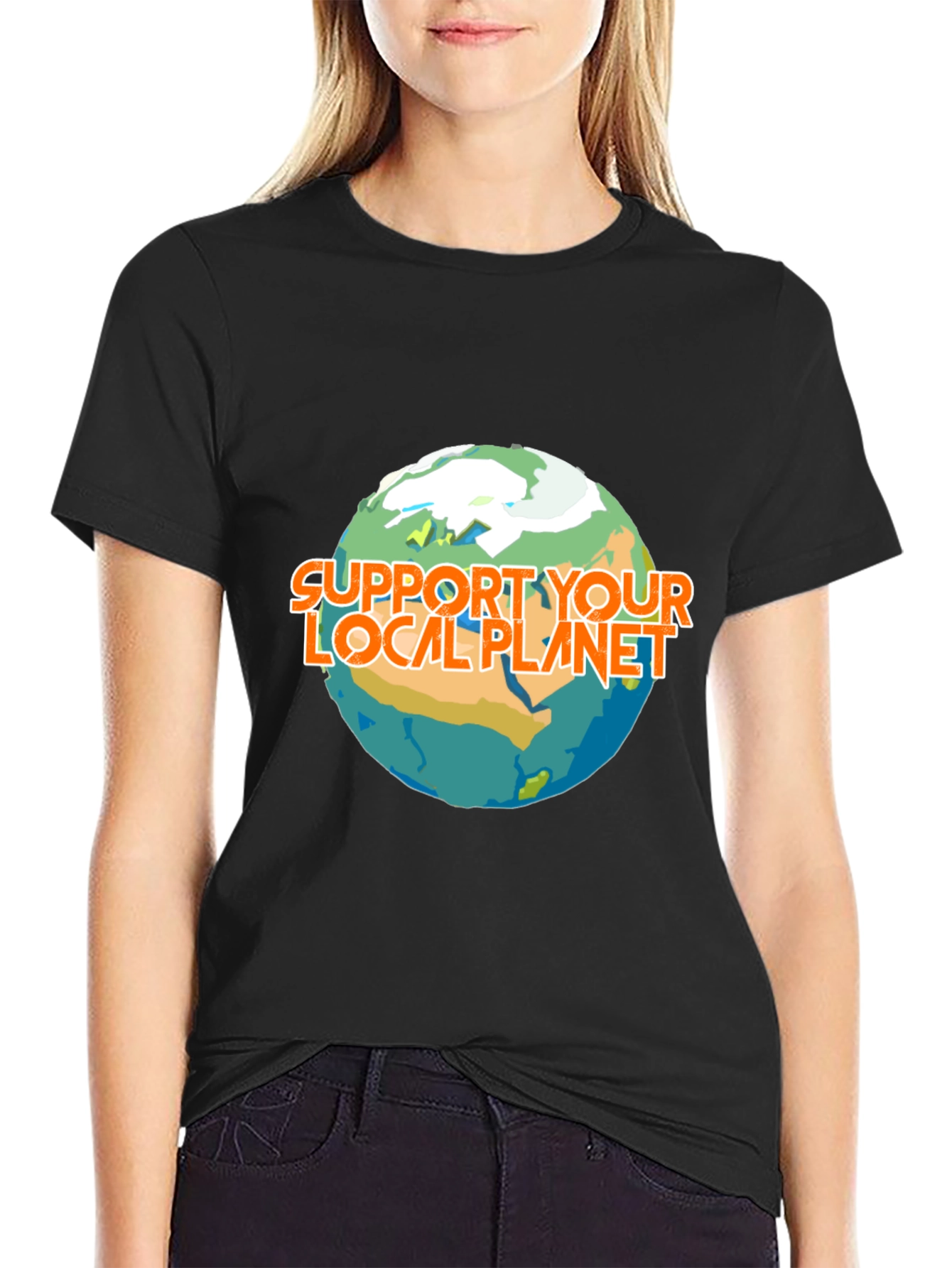 Support Your Local Planet Graphic T-Shirt