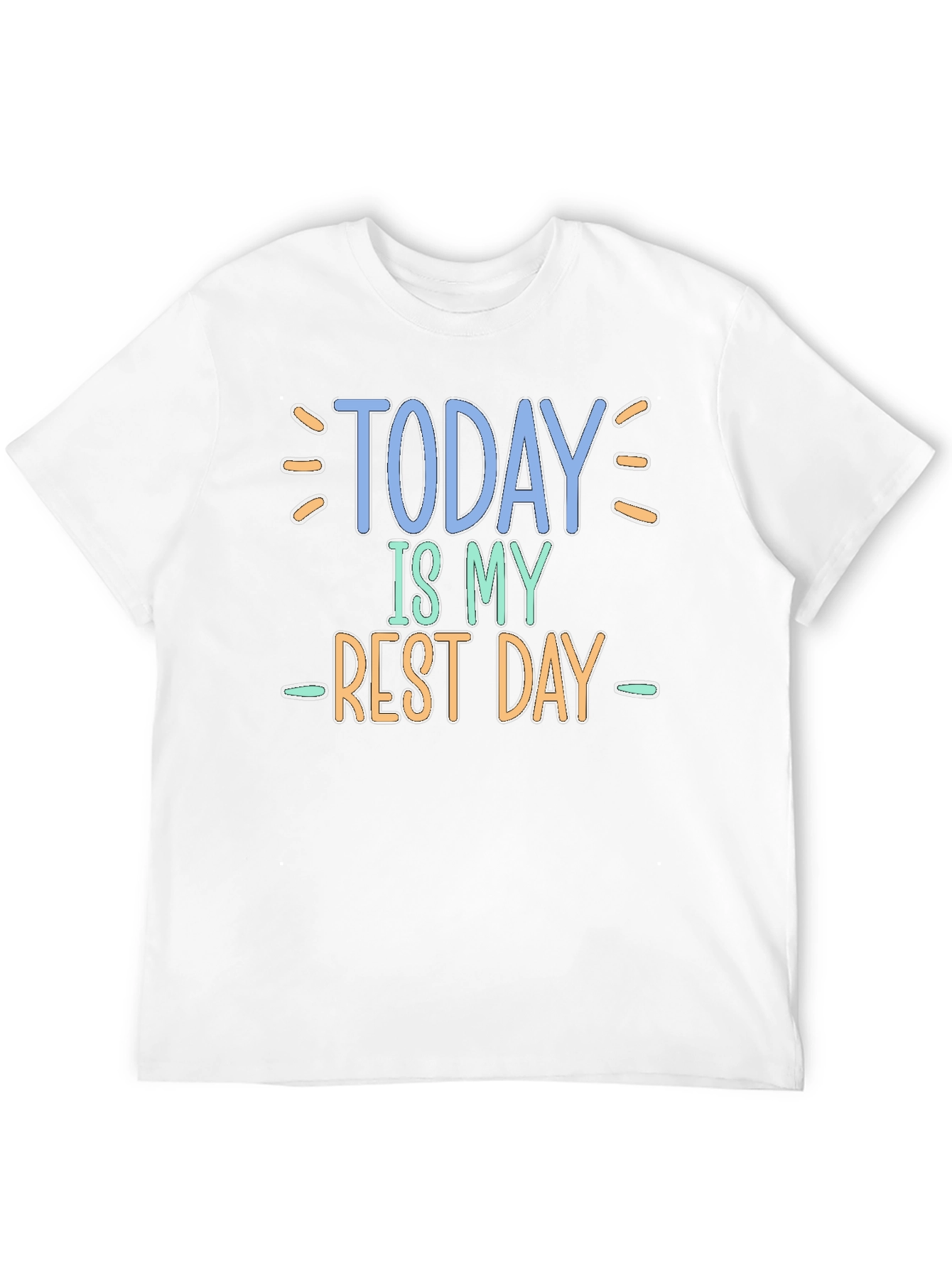Today Is My Rest Day Graphic Tee