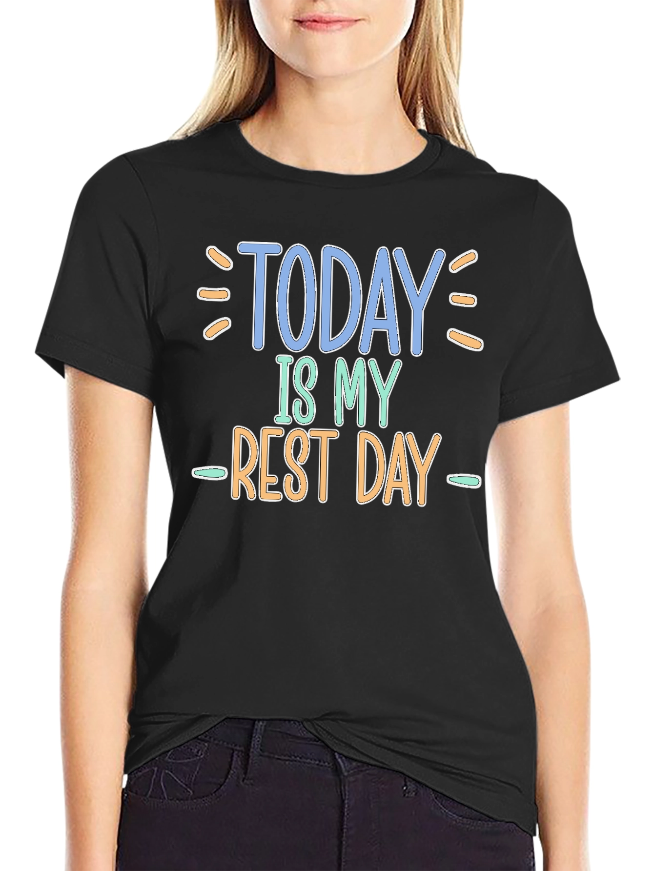 Today Is My Rest Day Graphic Tee