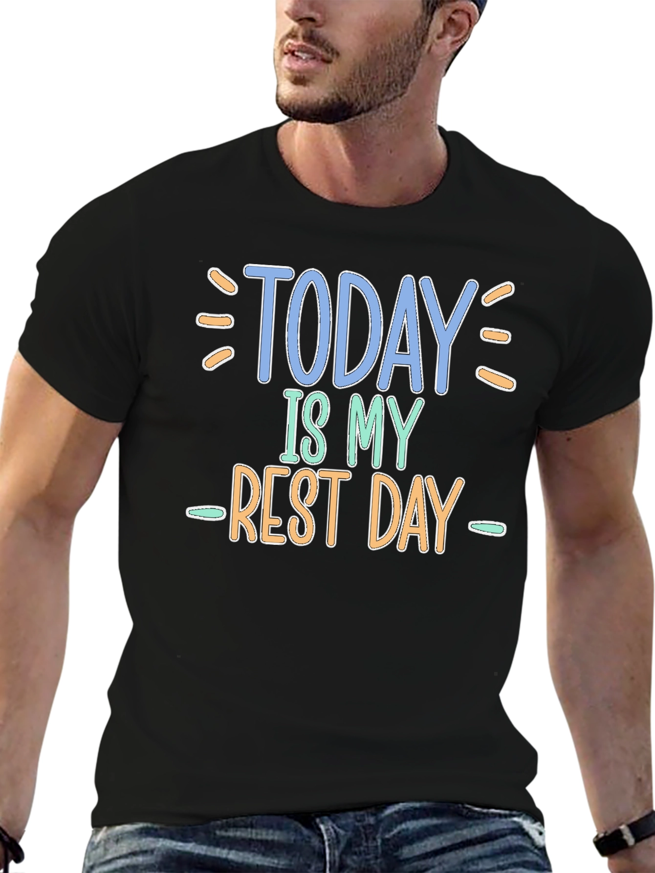 Today Is My Rest Day Graphic Tee