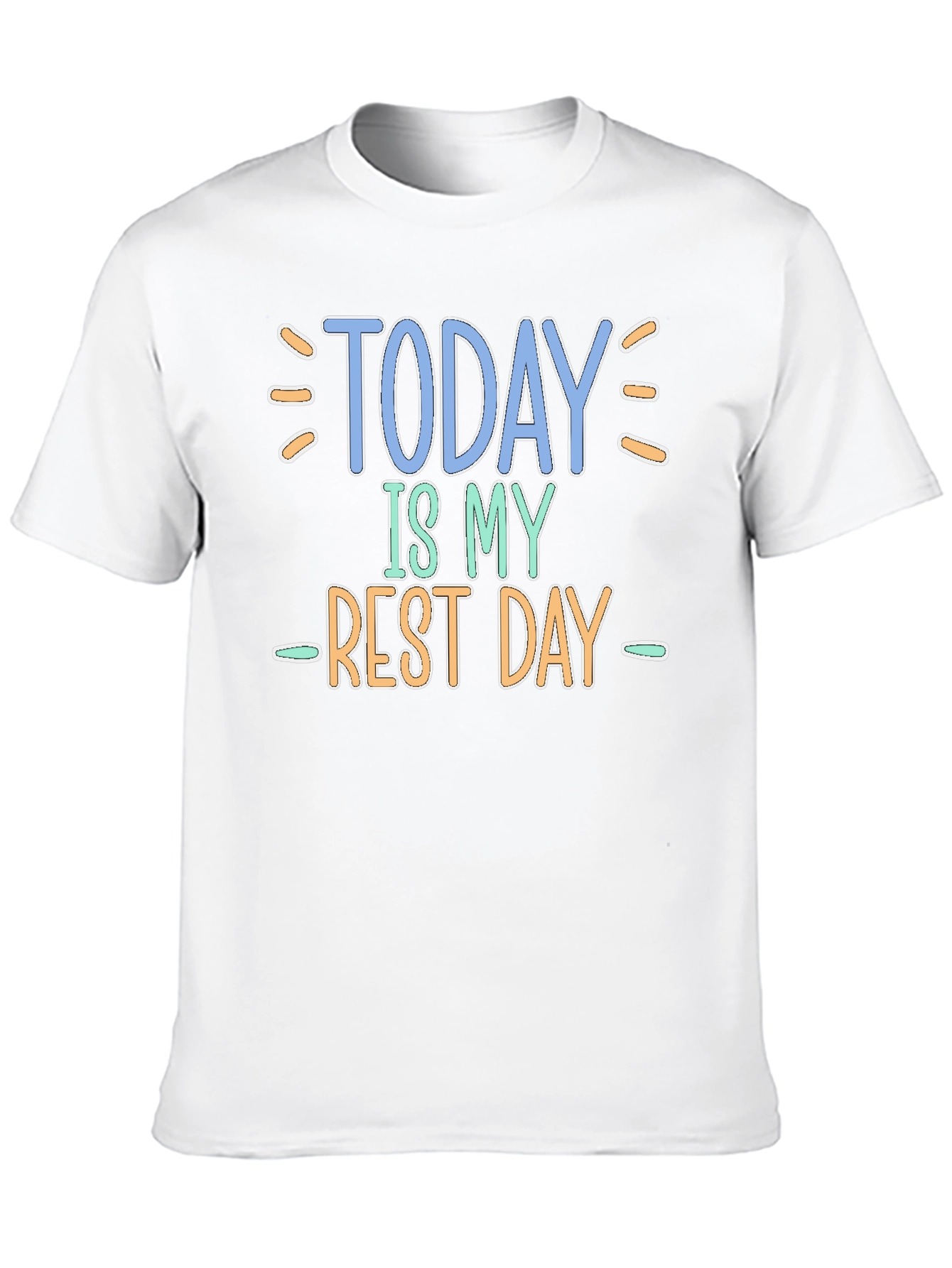 Today Is My Rest Day Graphic Tee