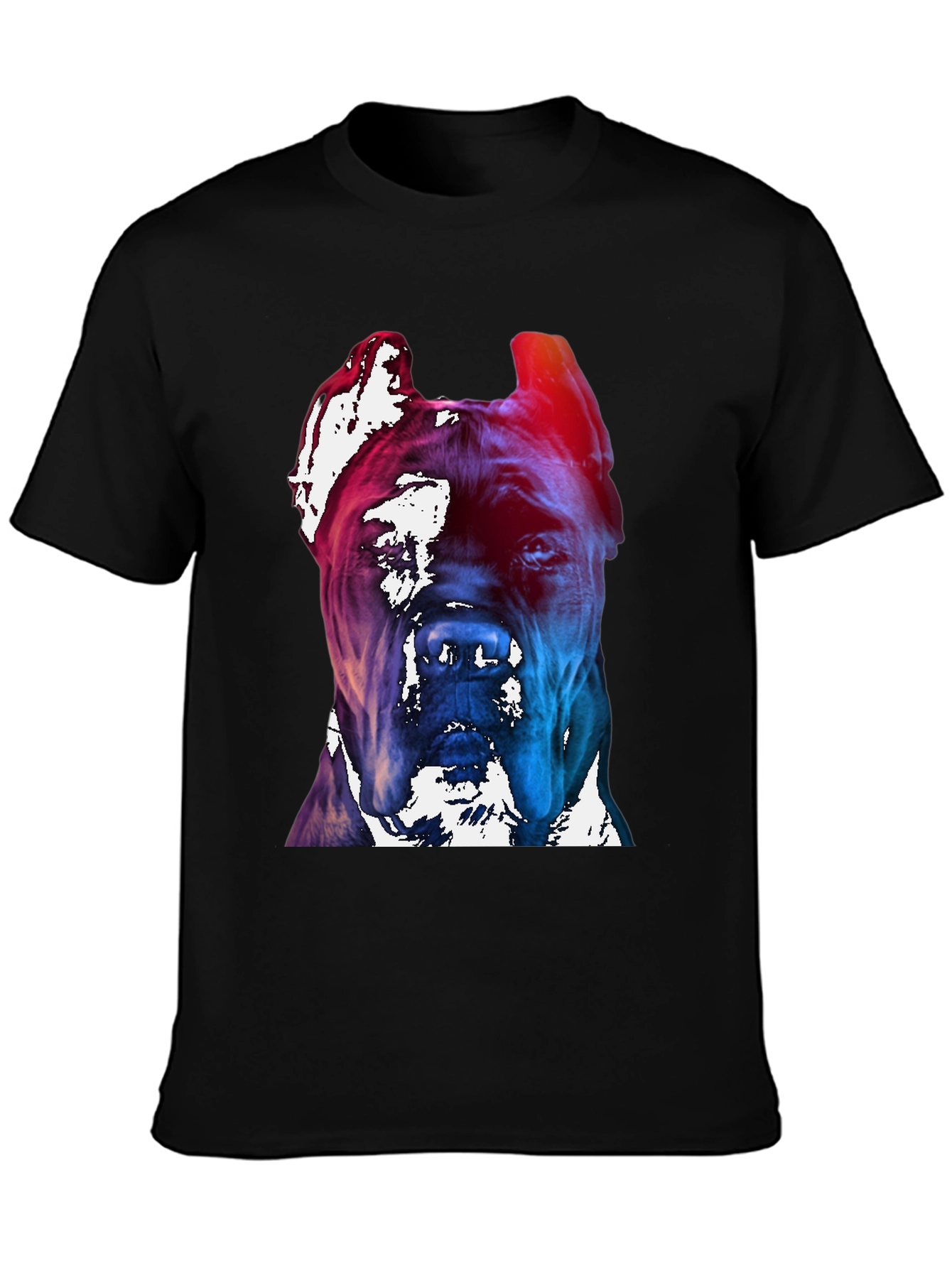 Dog Graphic Tee - Black T-Shirt