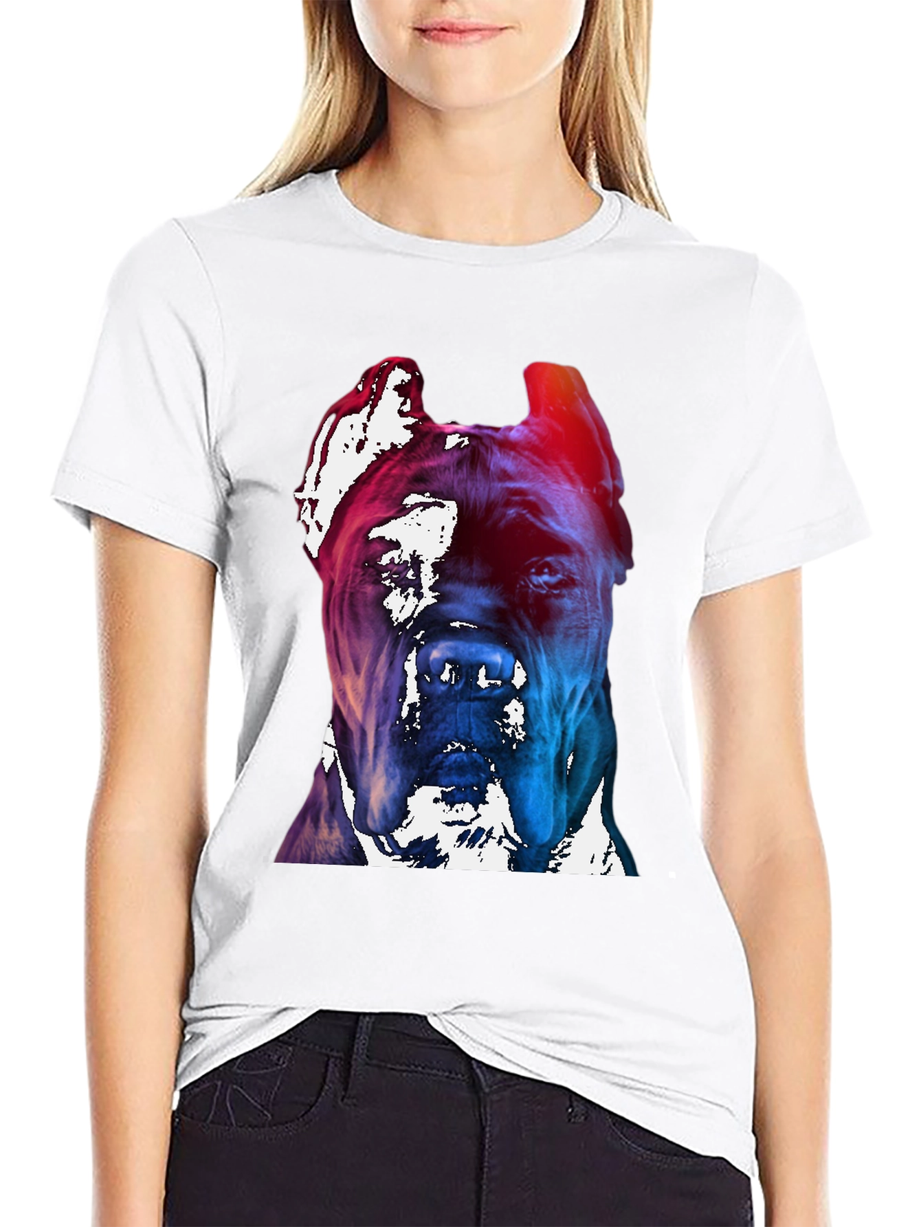 Dog Graphic Tee - Black T-Shirt
