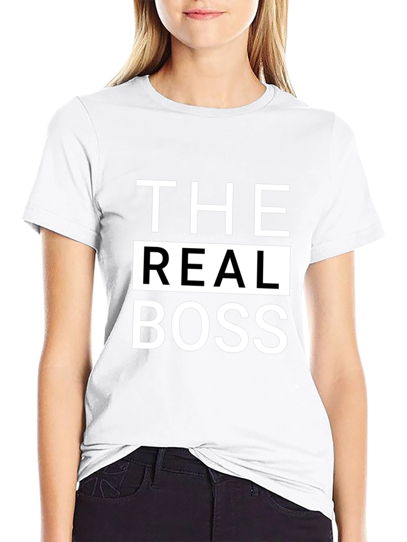 The Real Boss Graphic Tee - Bold Statement T-Shirt