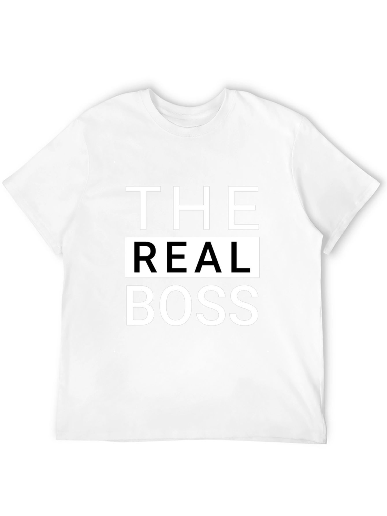 The Real Boss Graphic Tee - Bold Statement T-Shirt