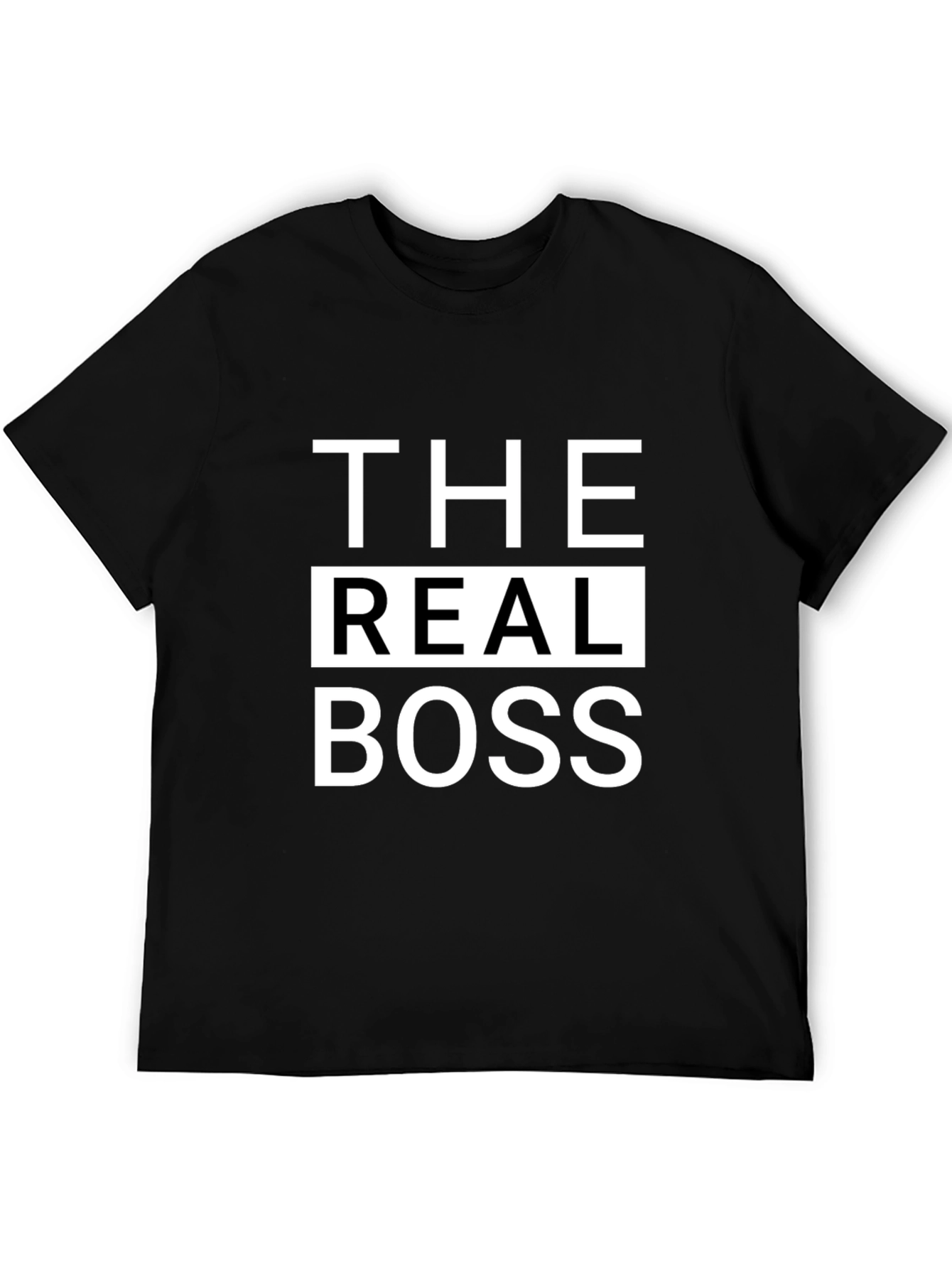 The Real Boss Graphic Tee - Bold Statement T-Shirt