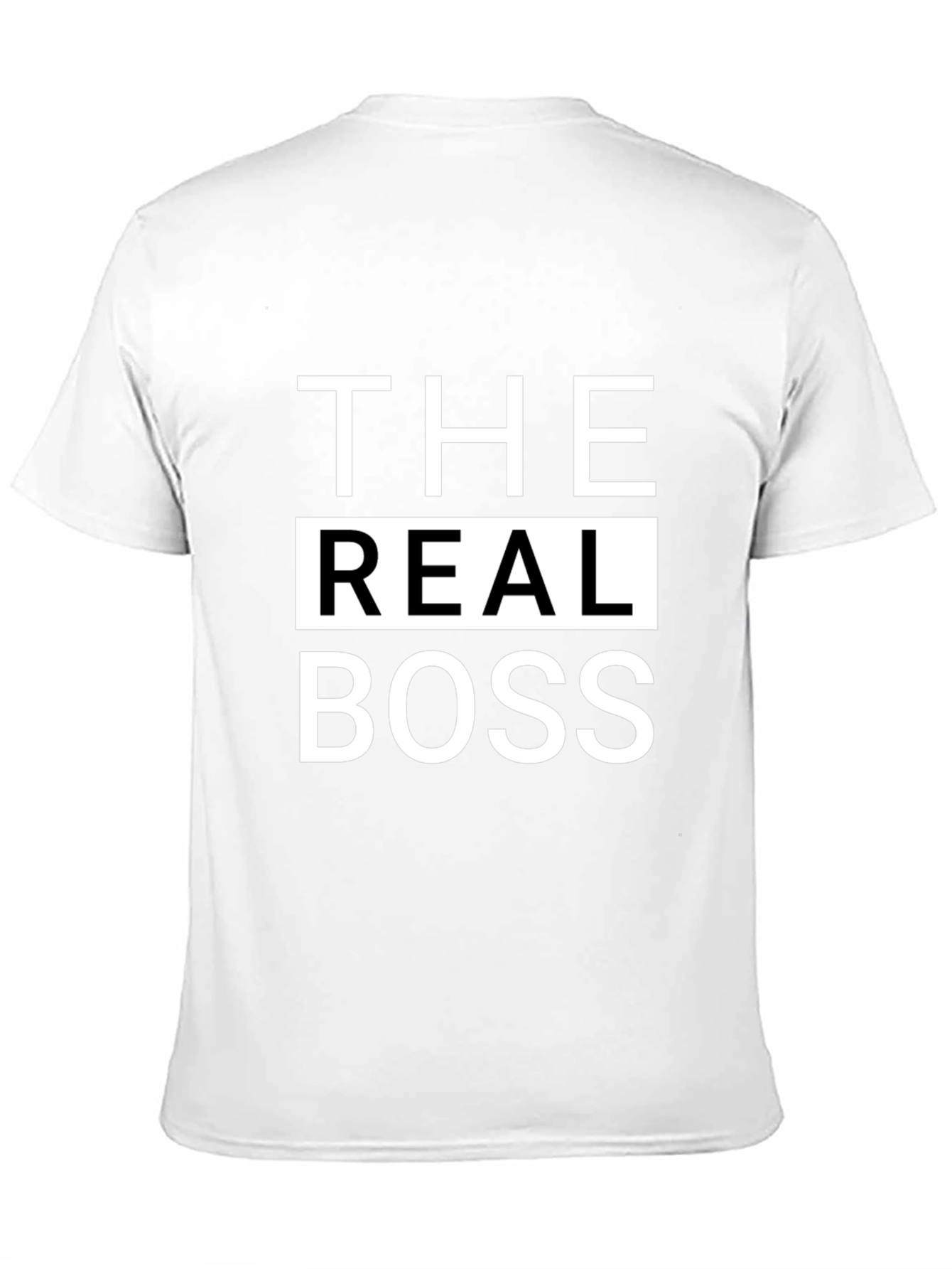 The Real Boss Graphic Tee - Bold Statement T-Shirt