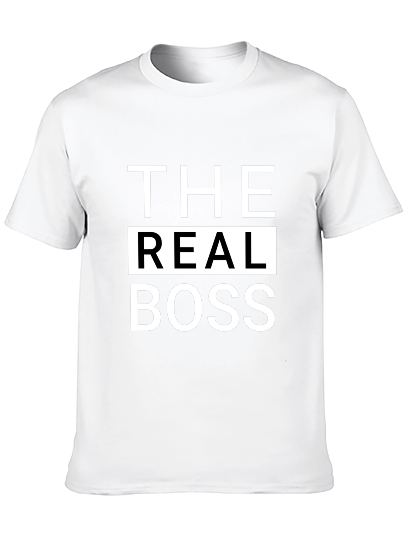 The Real Boss Graphic Tee - Bold Statement T-Shirt