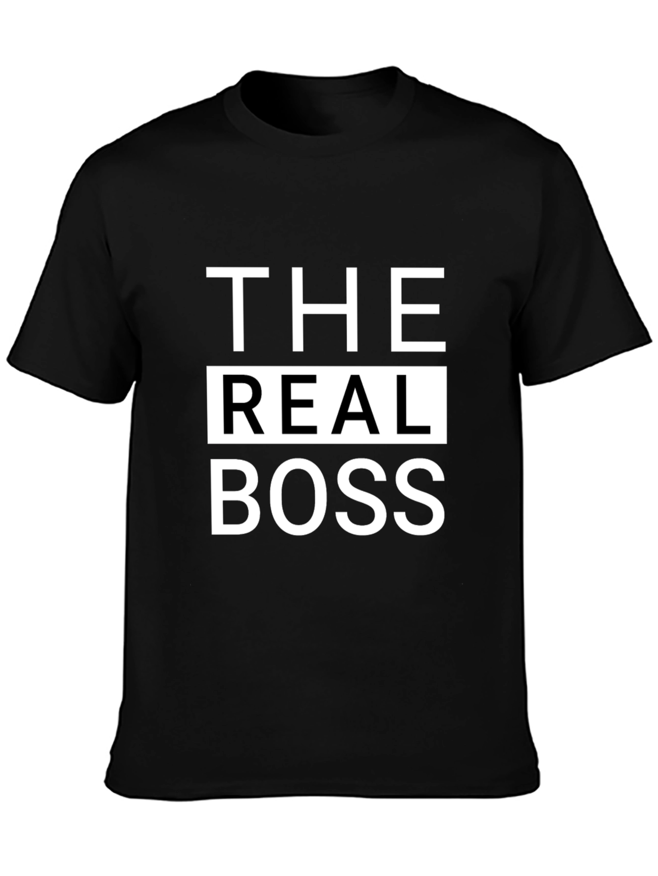 The Real Boss Graphic Tee - Bold Statement T-Shirt