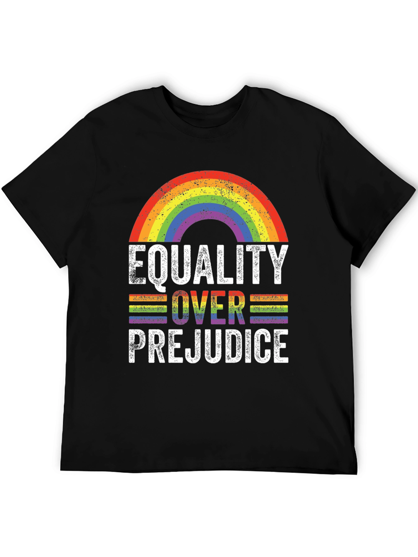 Equality Over Prejudice Rainbow T-Shirt