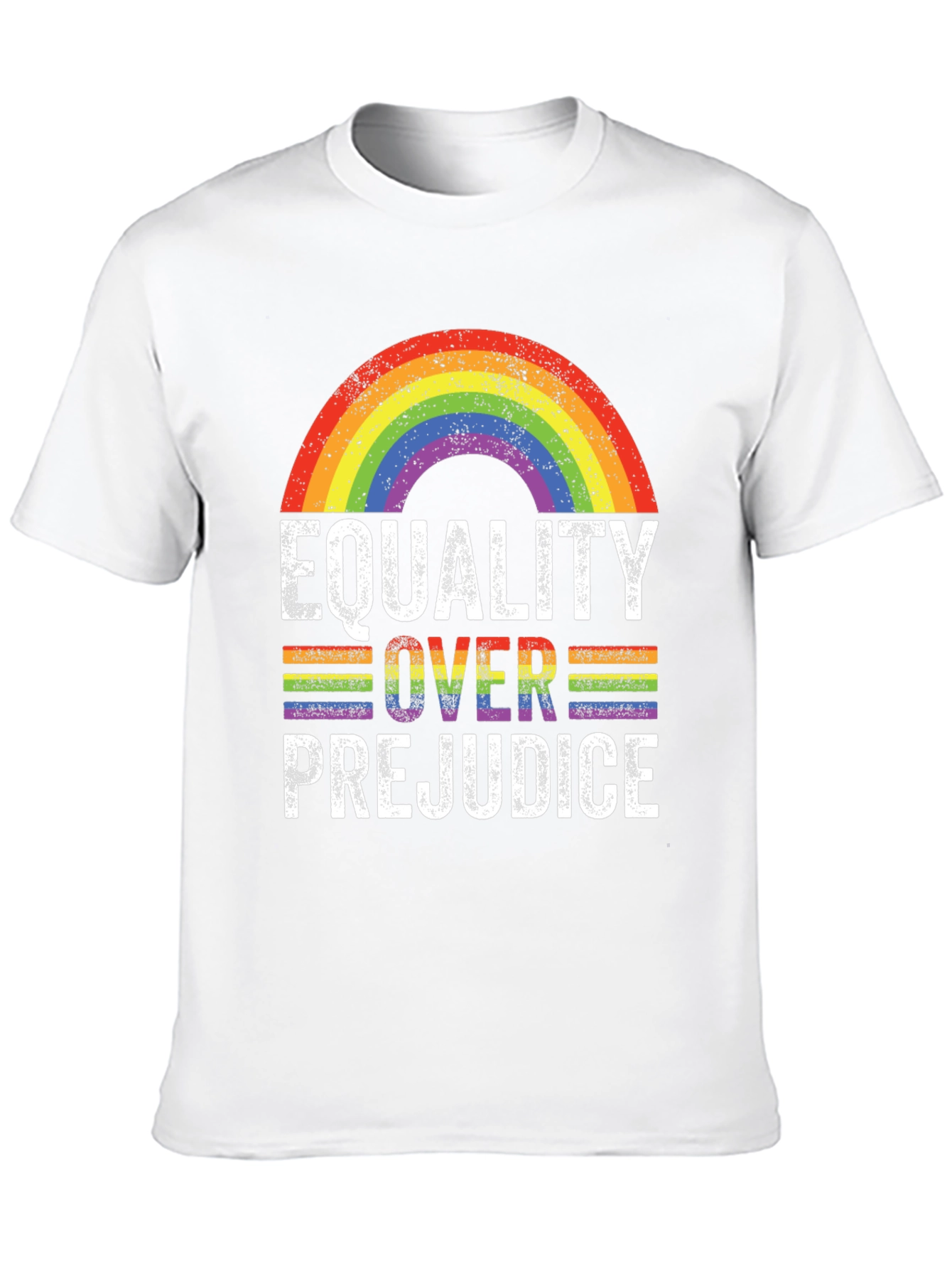 Equality Over Prejudice Rainbow T-Shirt
