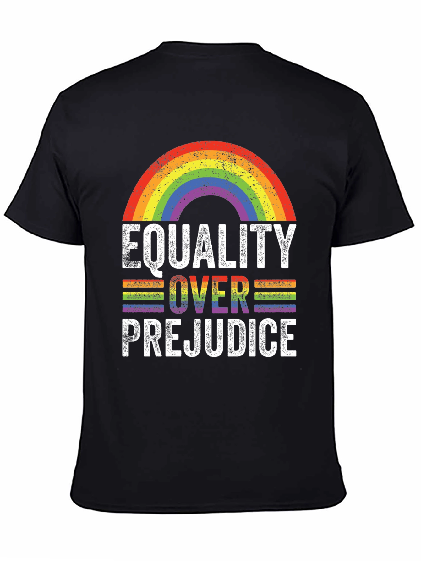 Equality Over Prejudice Rainbow T-Shirt