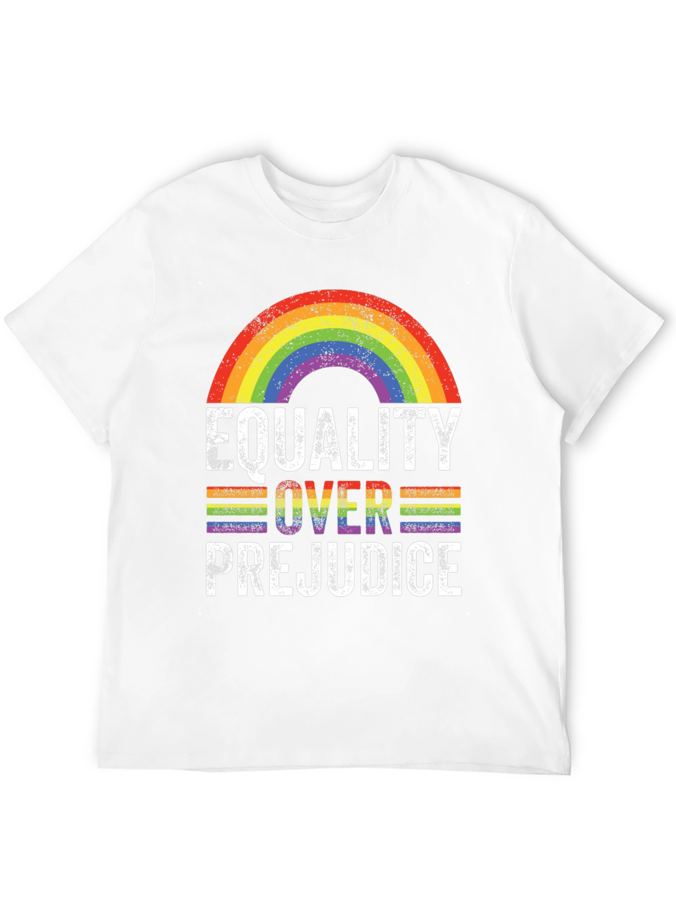 Equality Over Prejudice Rainbow T-Shirt