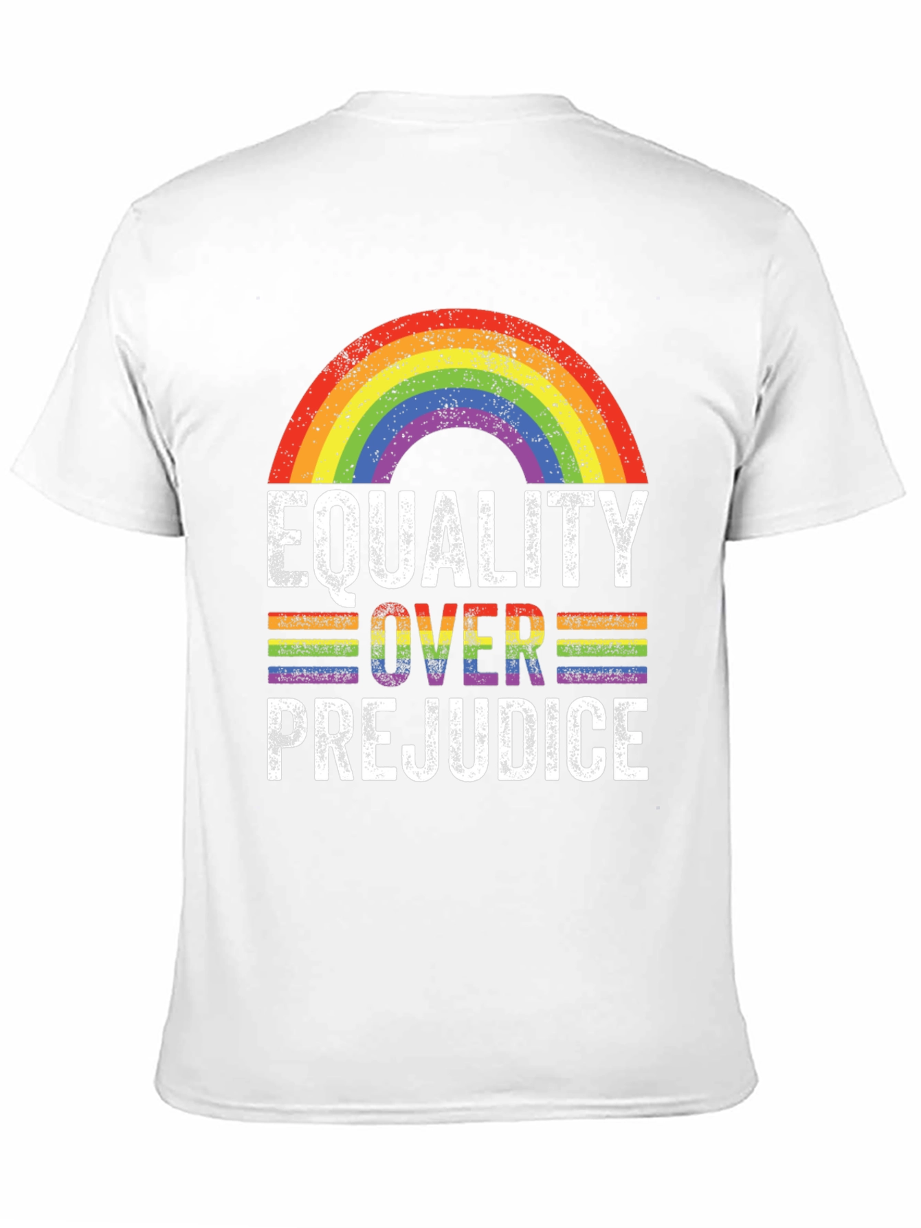 Equality Over Prejudice Rainbow T-Shirt
