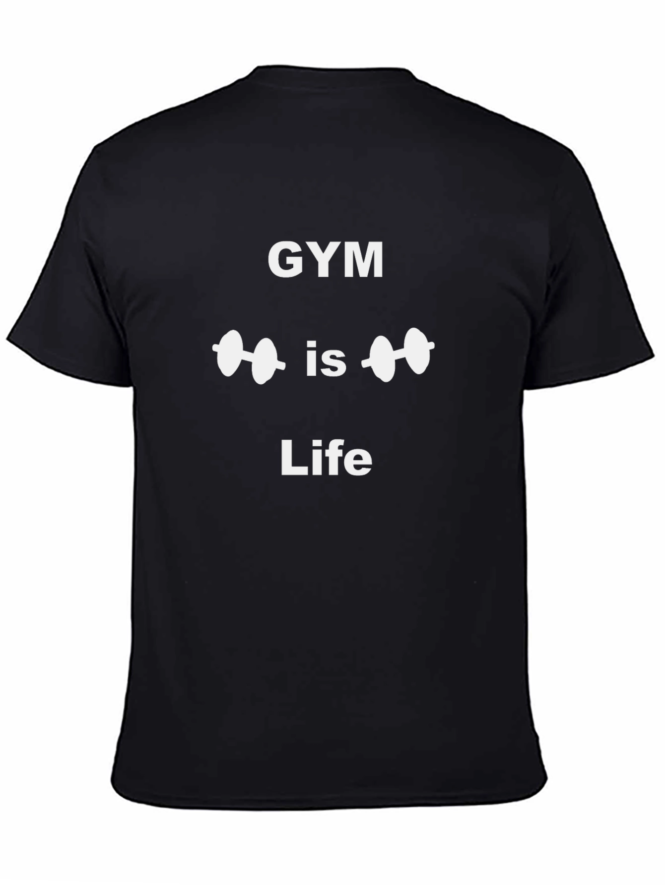 Gym is Life Graphic T-Shirt