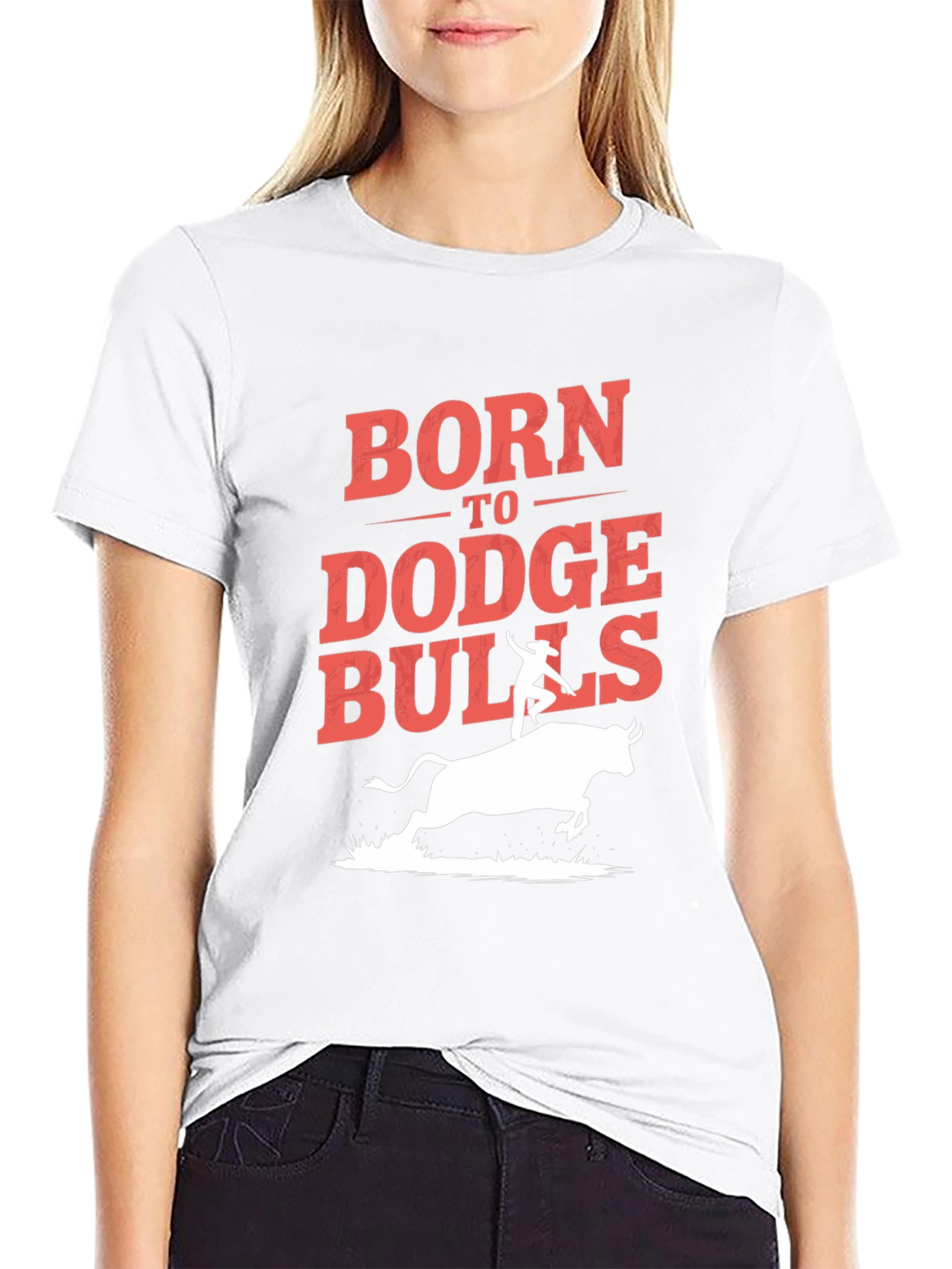 Born to Dodge Bulls Graphic T-Shirt