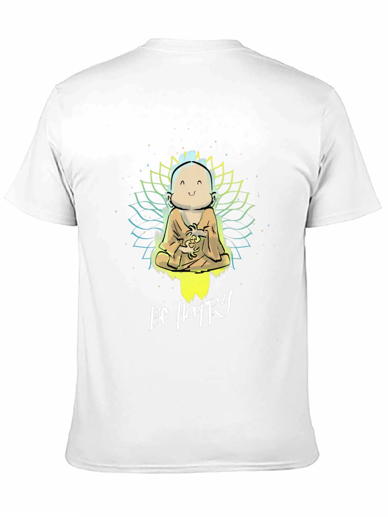 Be Happy Graphic Print T-Shirt