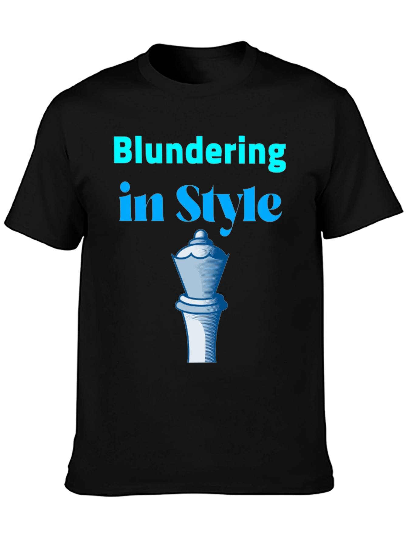 Blundering in Style T-Shirt Chess Queen Tee