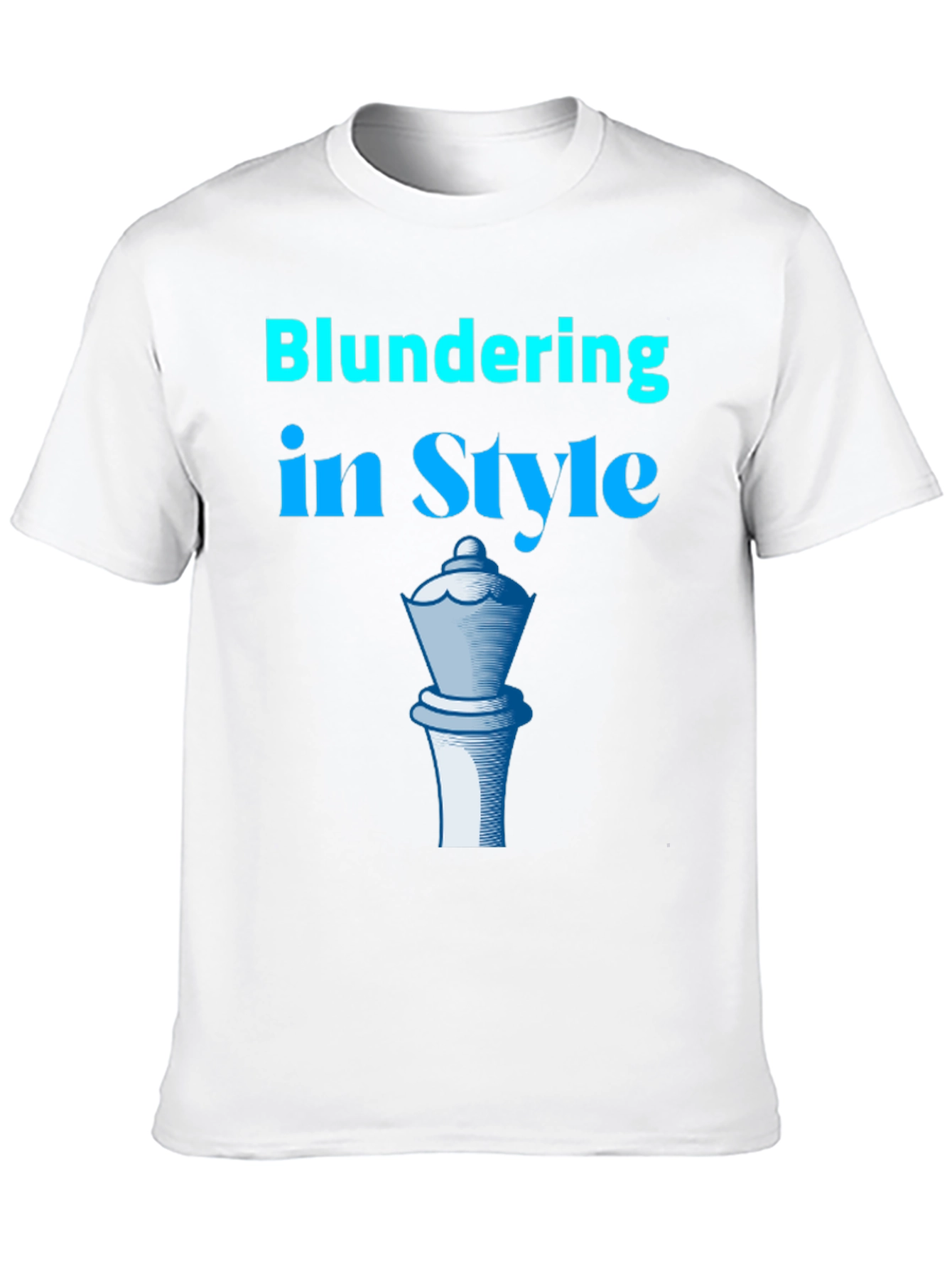 Blundering in Style T-Shirt Chess Queen Tee