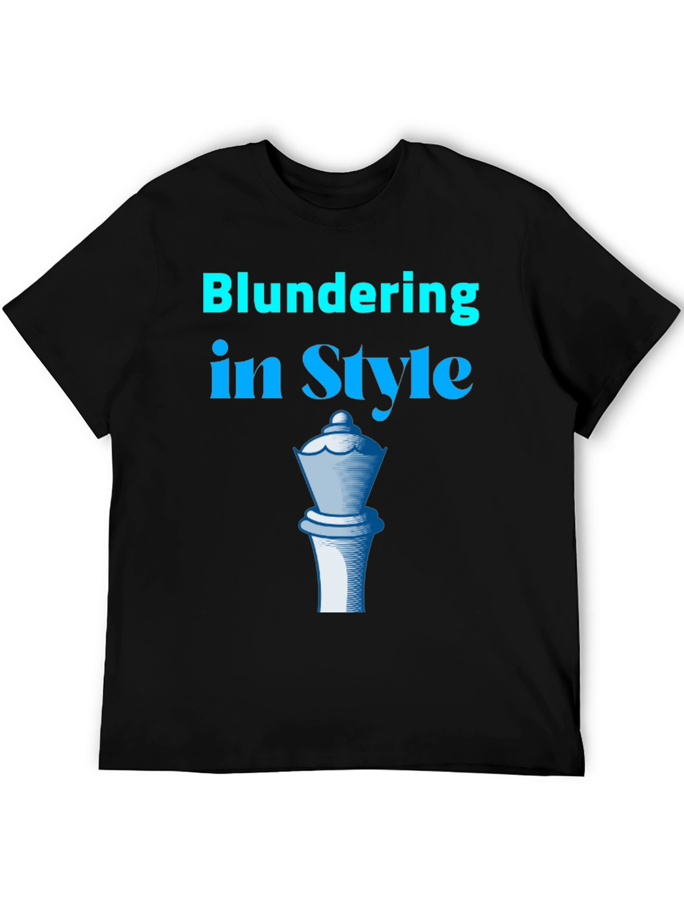 Blundering in Style T-Shirt Chess Queen Tee