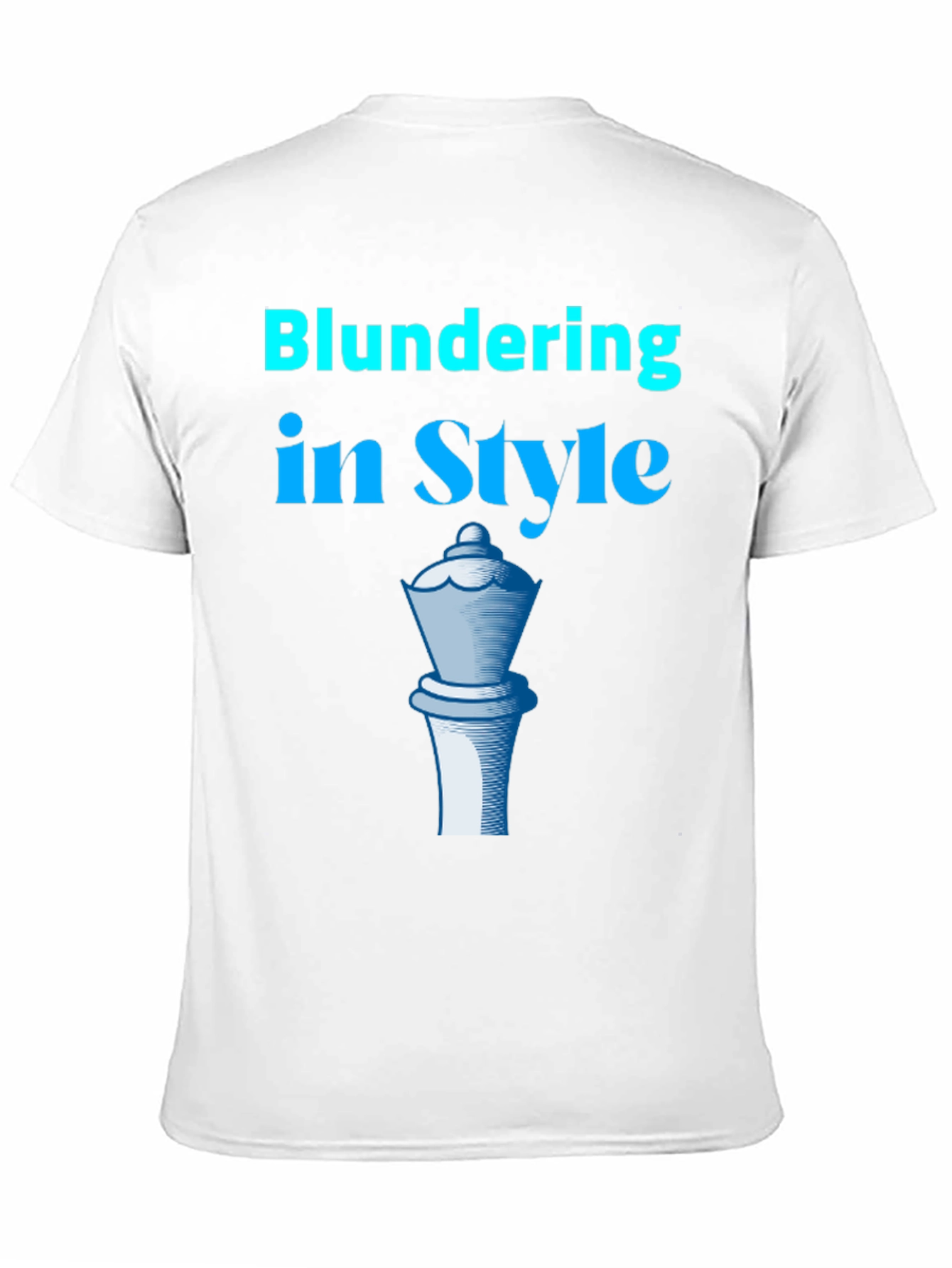 Blundering in Style T-Shirt Chess Queen Tee