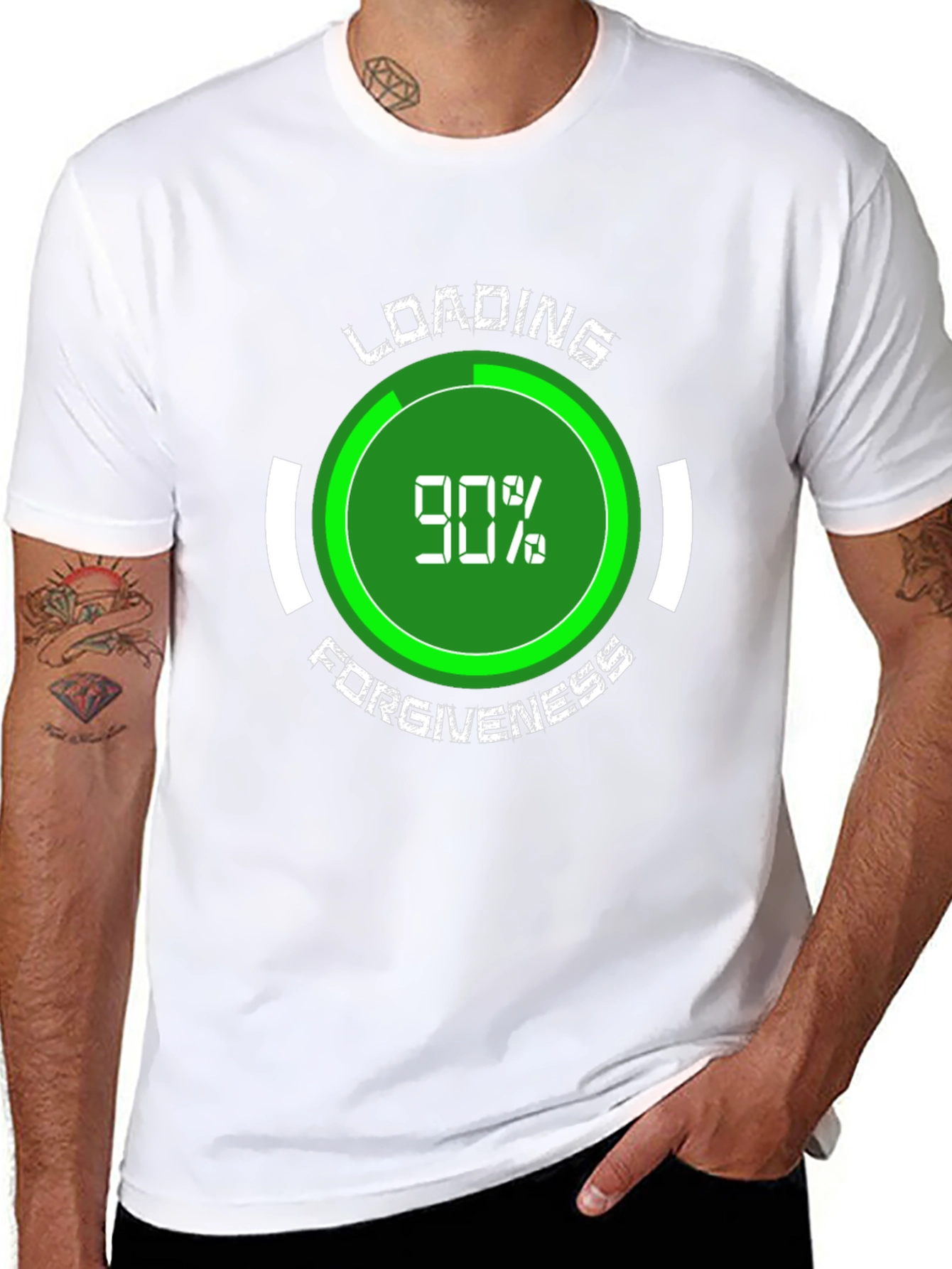 Forgiveness Loading T-Shirt - 90% Complete