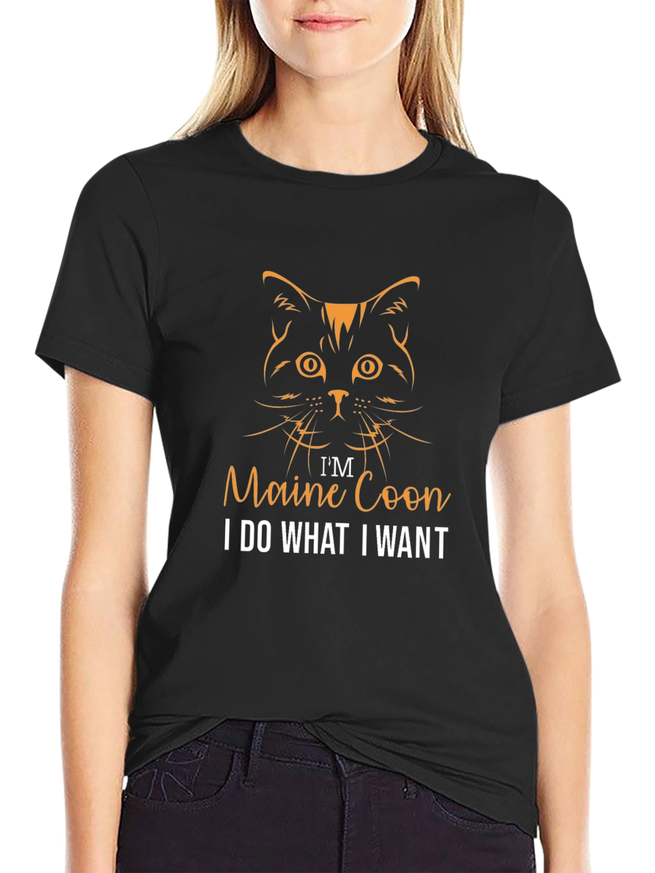 Maine Coon Cat I Do What I Want T-Shirt