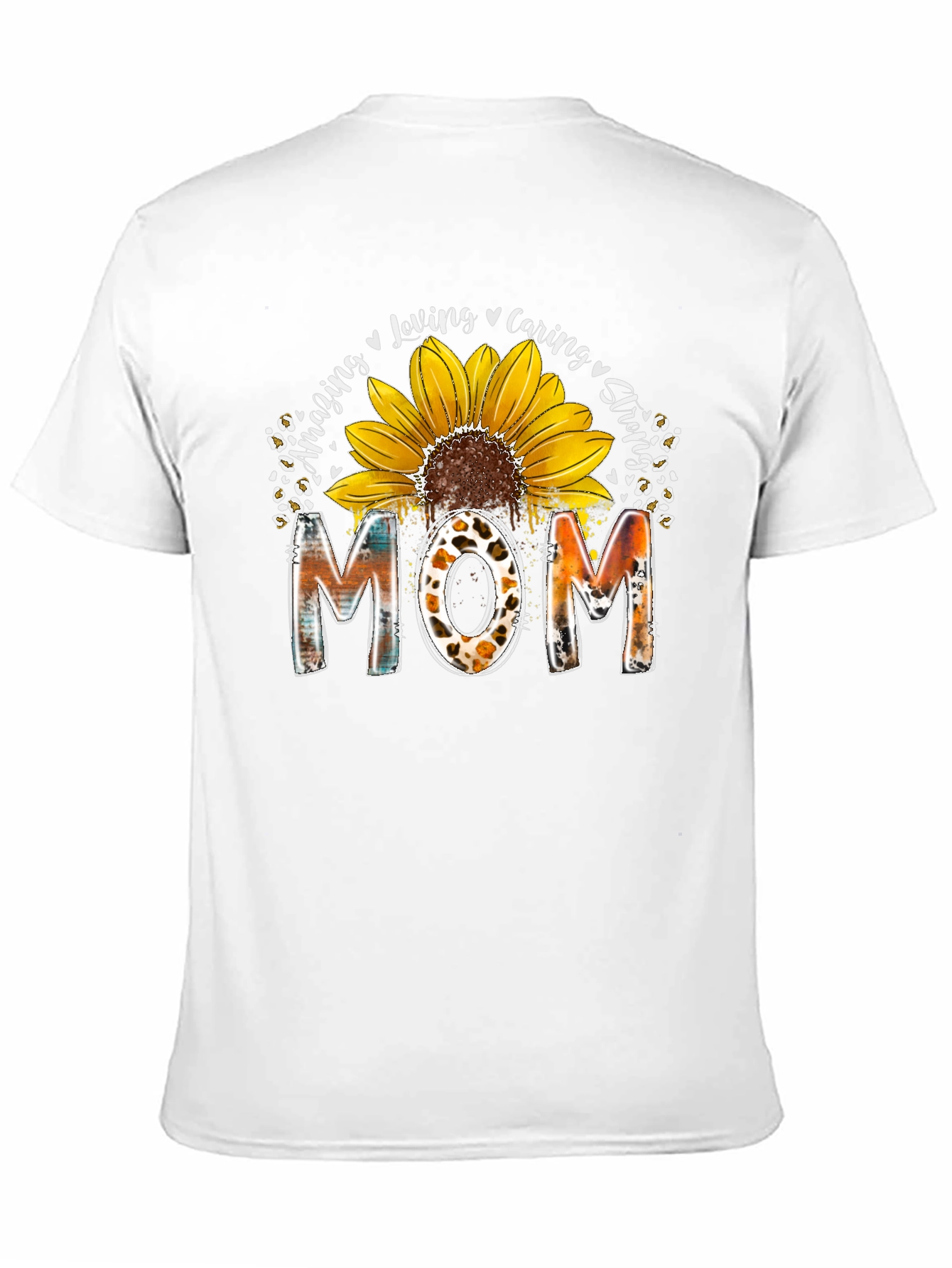 Amazing Sunflower Mom Graphic T-Shirt