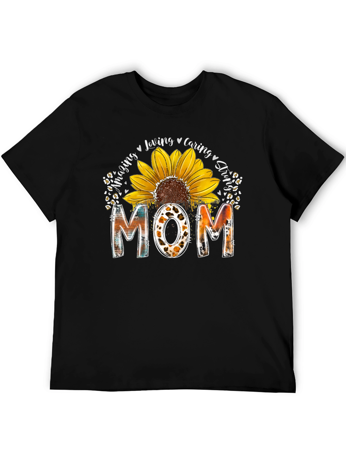 Amazing Sunflower Mom Graphic T-Shirt