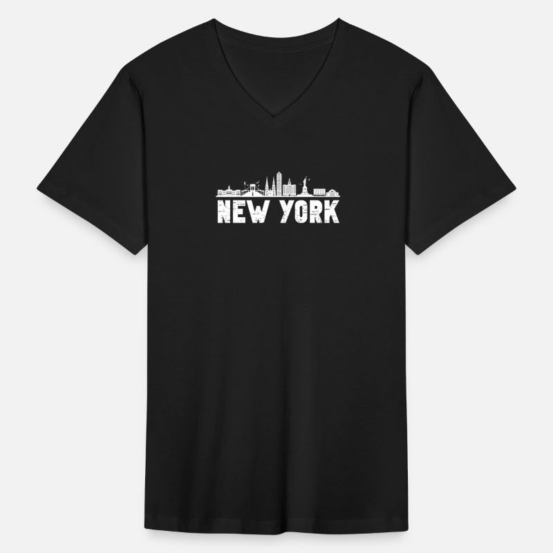 New York Skyline Heartbeat Statue of Liberty