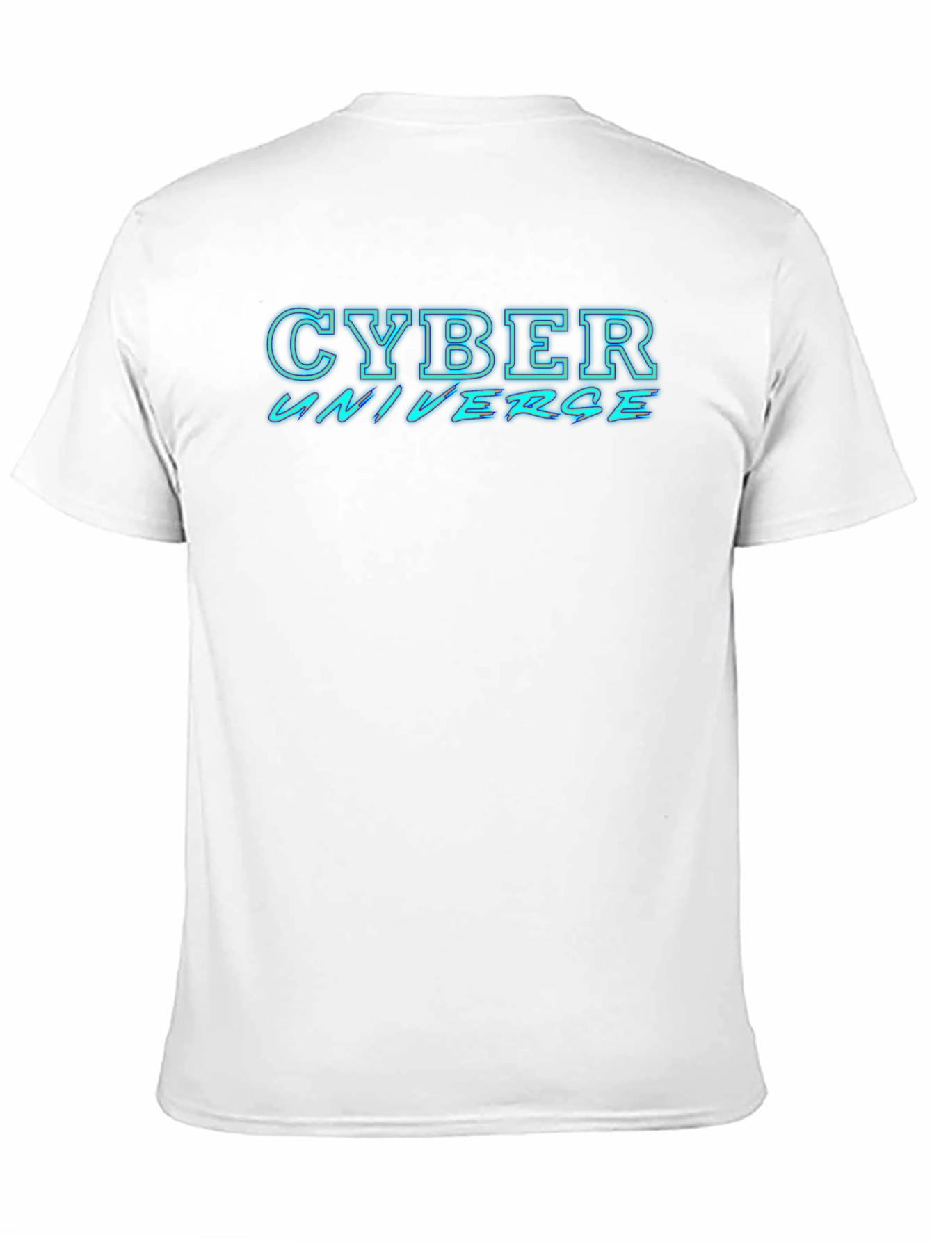 Cyber Universe Graphic T-Shirt - Black