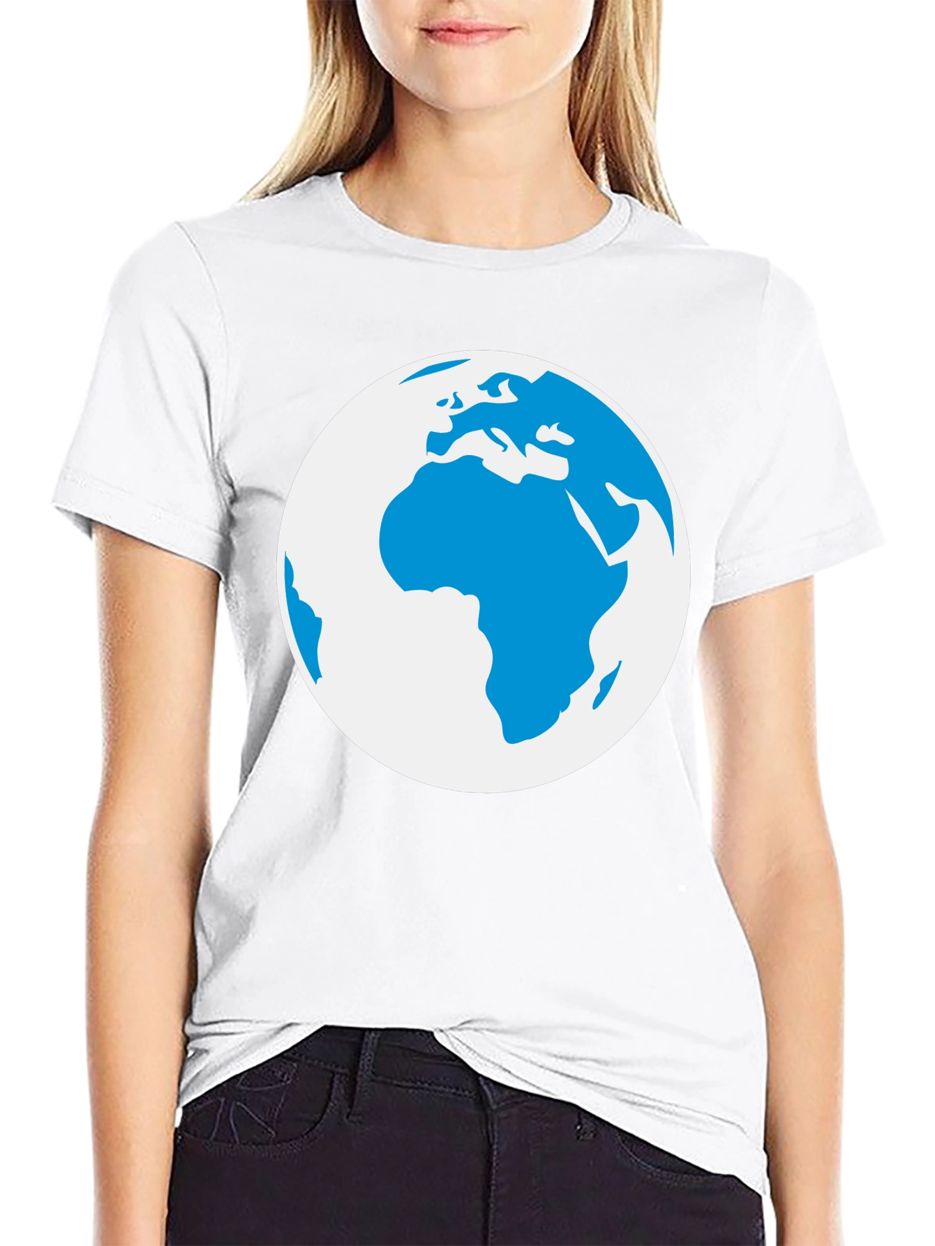 Globe Graphic Black T-Shirt