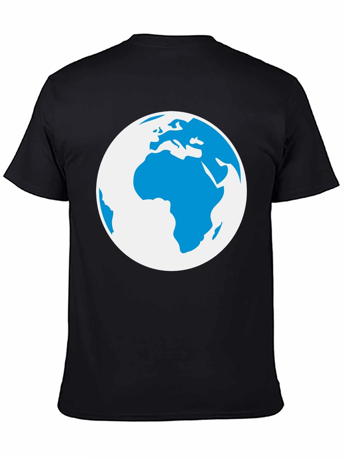 Globe Graphic Black T-Shirt