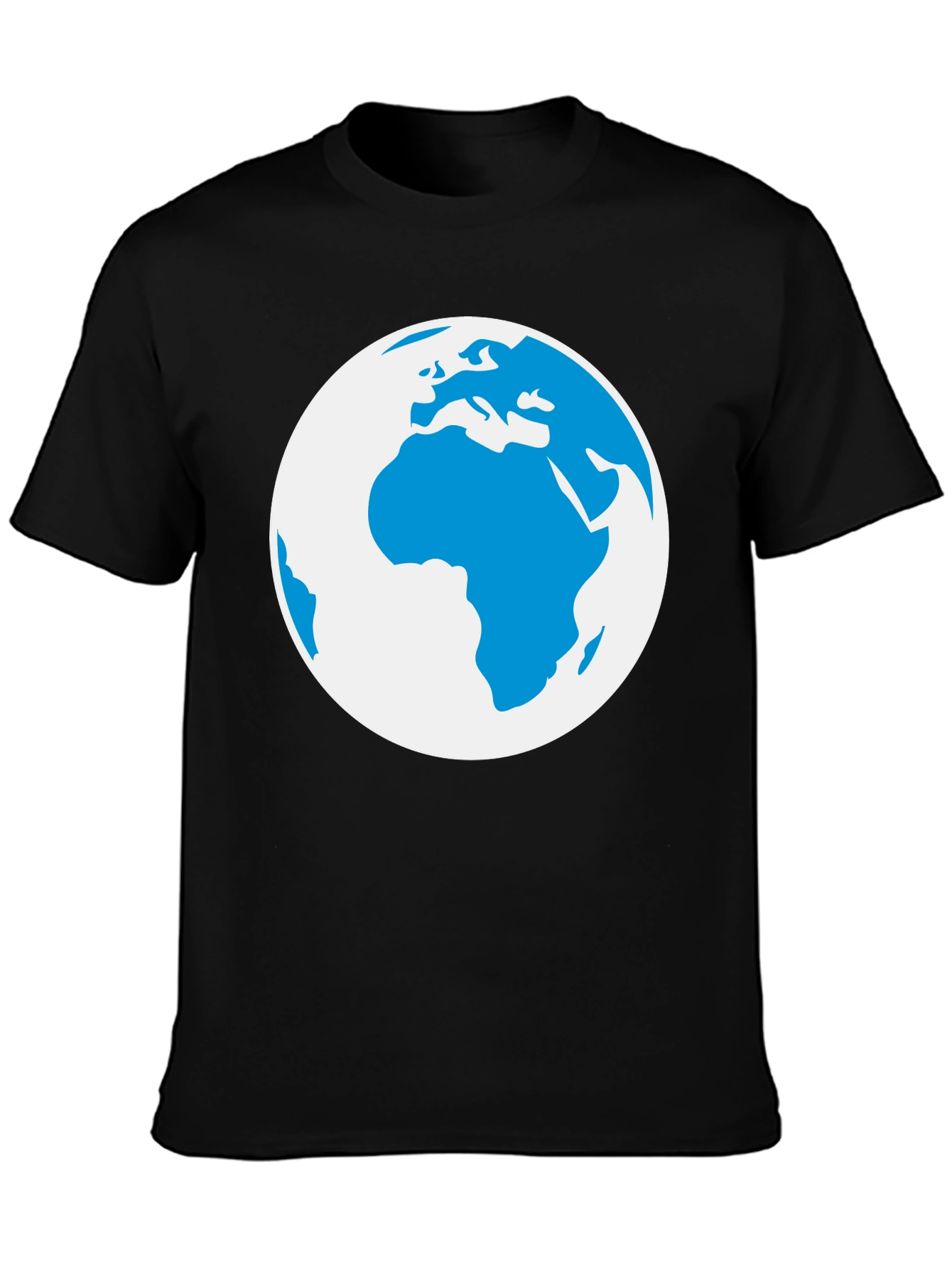 Globe Graphic Black T-Shirt