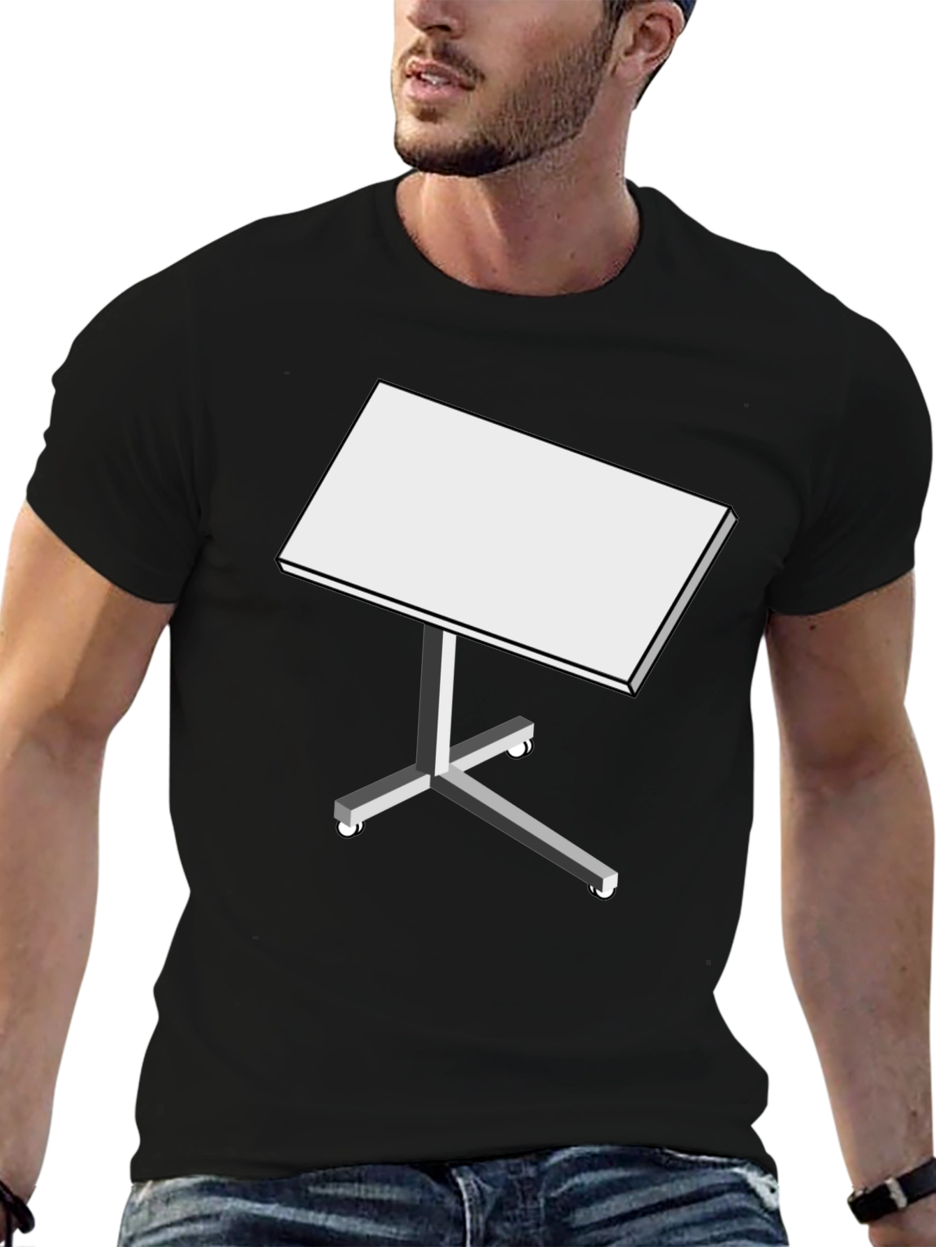 Table T-Shirt - Minimalist & Modern Design