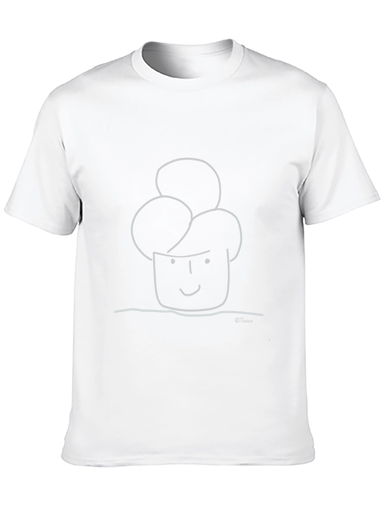 Cute Cupcake Smile T-Shirt - Unique Design