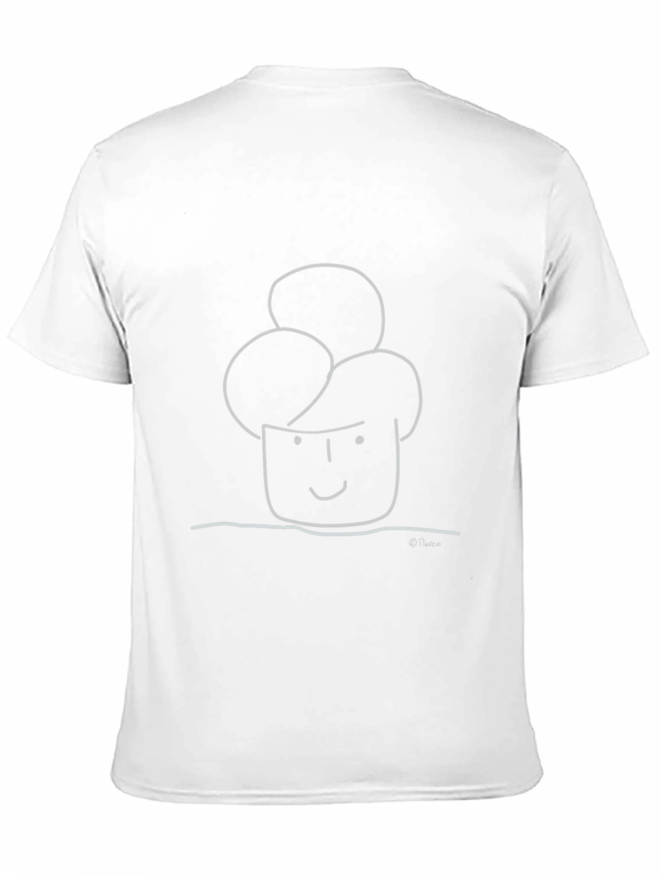 Cute Cupcake Smile T-Shirt - Unique Design